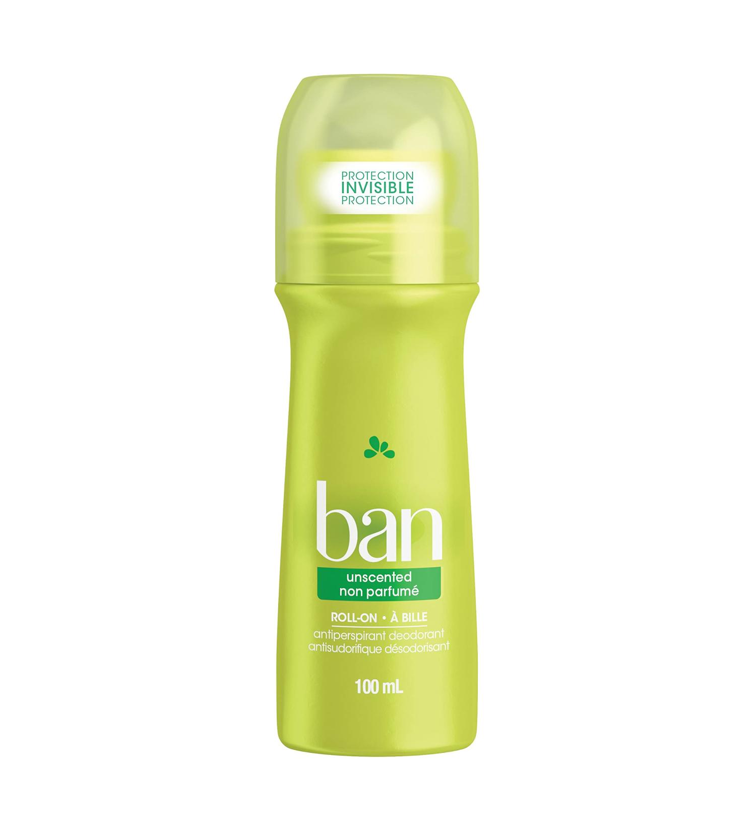 Ban Unscented 24-Hour Roll-on Antiperspirant Deodorant 100 Ml - Buy Online on GoSupps.com