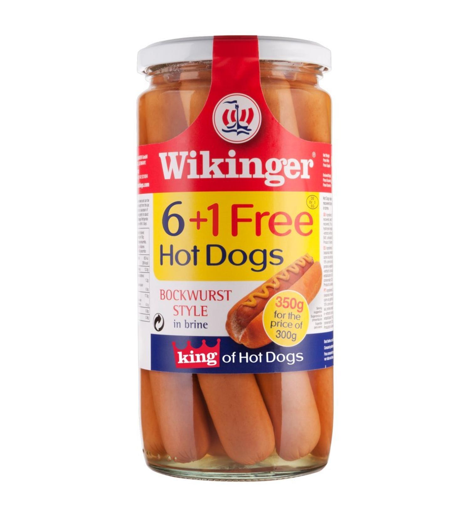 Wikinger Bockwurst Style Hot Dogs 550g