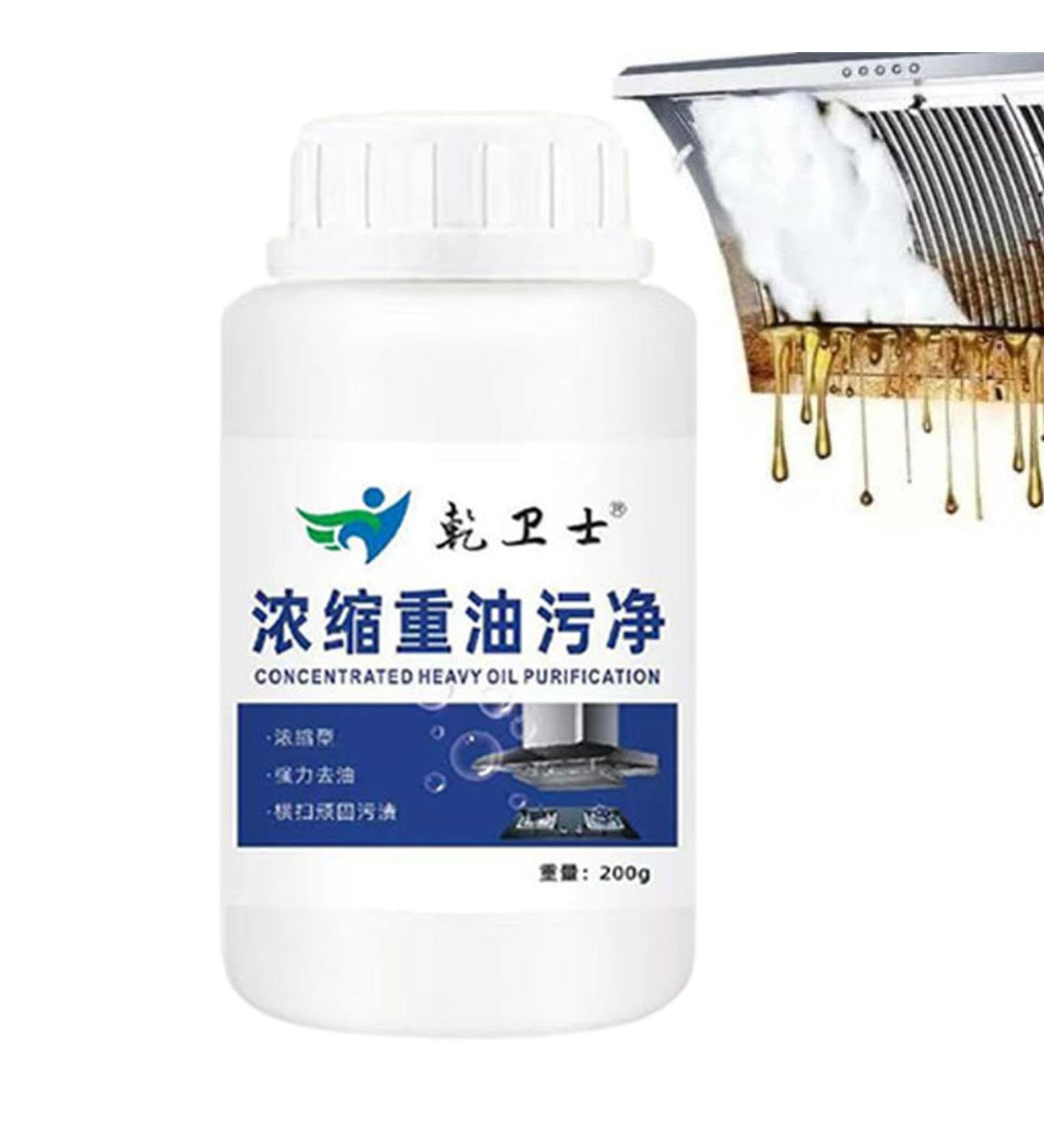 Oil Pollution Powder for Cleaning - 200G Powder for Oil Pollution Cleaning - Multi-Purpose Heavy Duty Kitchenware Cleaning Agent Powerful for Exhaust Fan Stove Grill Stoves Rowces - Buy Online on GoSupps.com