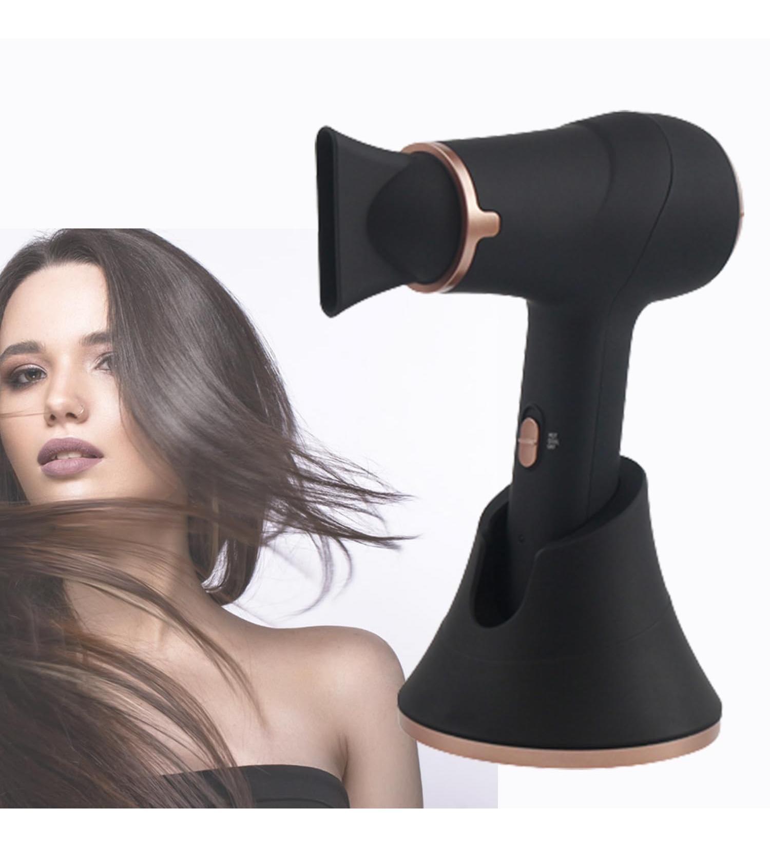 Portable Hair Dryers Cordless Blow Hair Dryer with Magnetic Nozzle/Charging Base 5000mAh Free Standing Hot/Cold Air Hairdryer 2 Files Rechargeable Hair Dryer Black - Buy Online on GoSupps.com