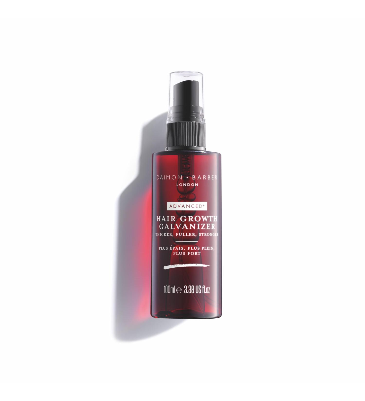 Daimon Barber Hair Growth Galvanizer Spray Helps Reduce Hair Loss and Supports New Hair Growth for Fuller Thicker and Volumised Hair Ideal for Thinning Hair 100ml