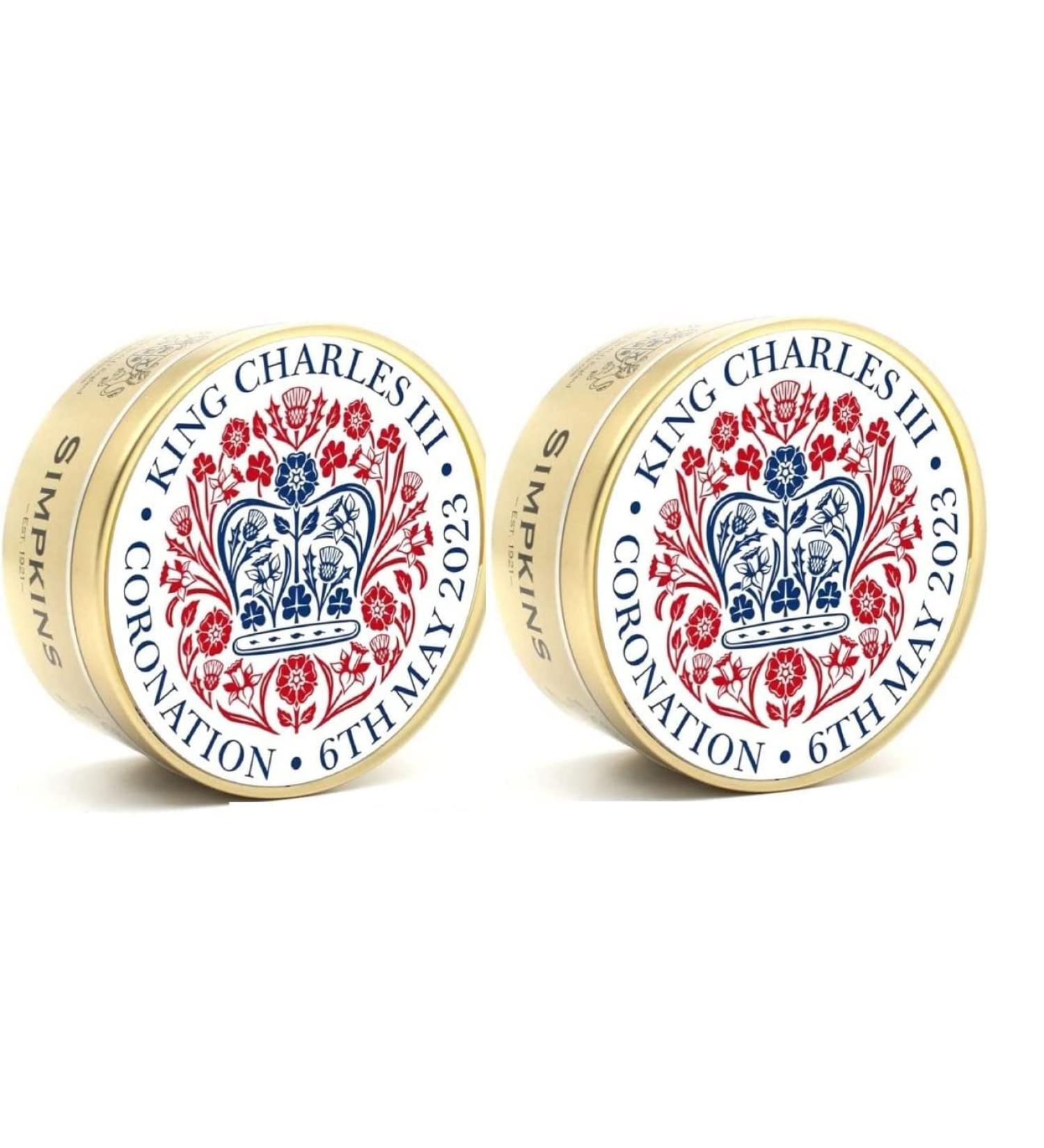 Coronation King Charles Simpkins Mixed Fruit Tin 175g | King Charles ||| - Pack of 2 in Premier Life Store box - Buy Online on GoSupps.com