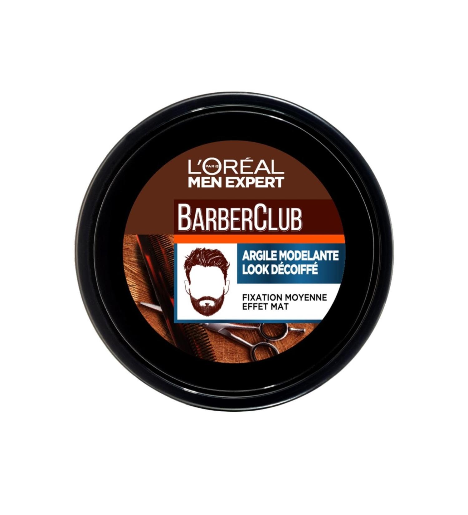 L Or al Paris Men Expert - BarberClub - Tousled Look Modeling Clay - Medium Hold & Matte Effect - 75 ml - Buy Online on GoSupps.com