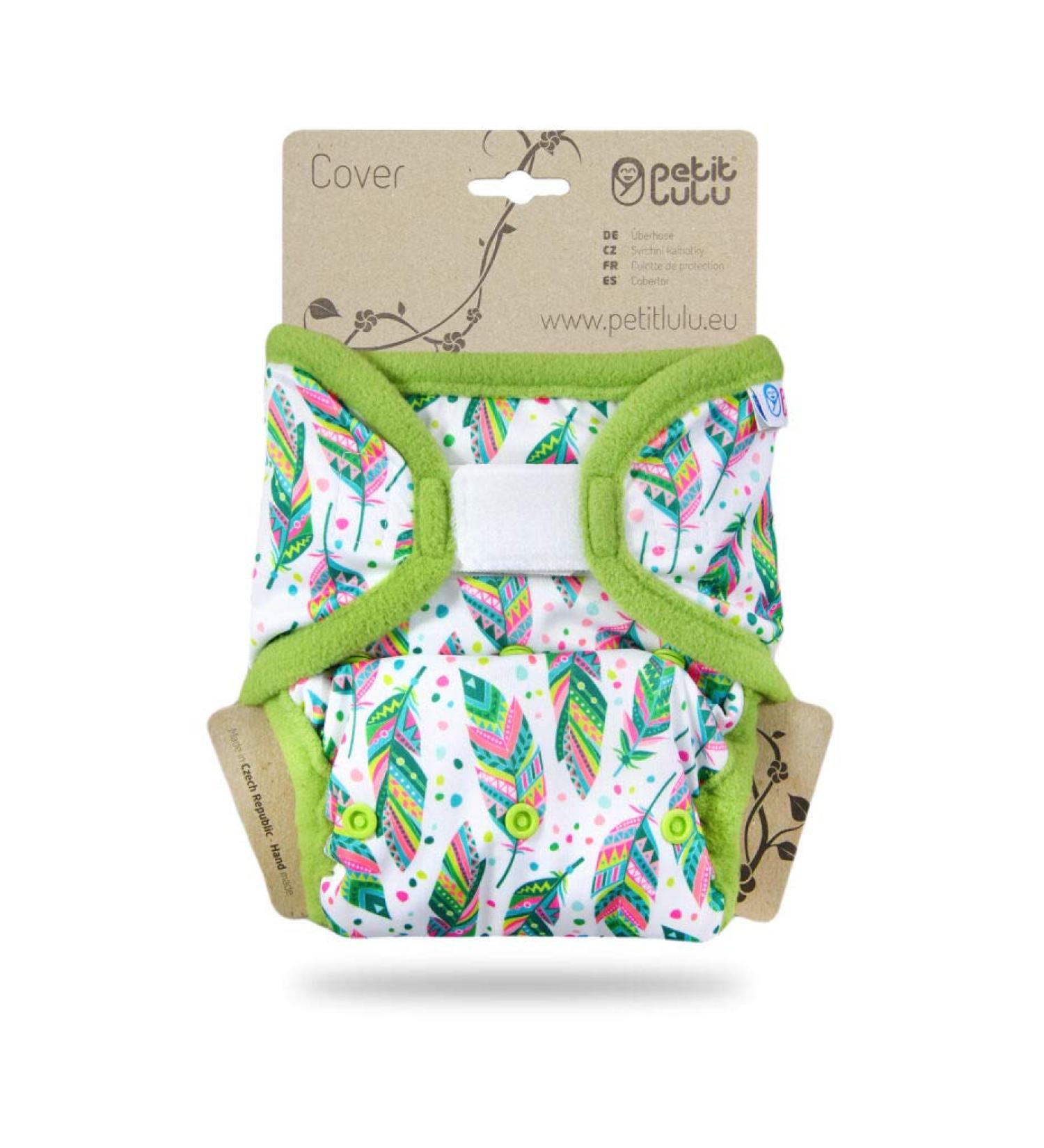 Petit Lulu Size 2 Prefold Diaper with Tabs (5-16 kg) - Washable Waterproof Cloth Diapers Made in EU | Eco-Friendly Baby Pants - Buy Online on GoSupps.com