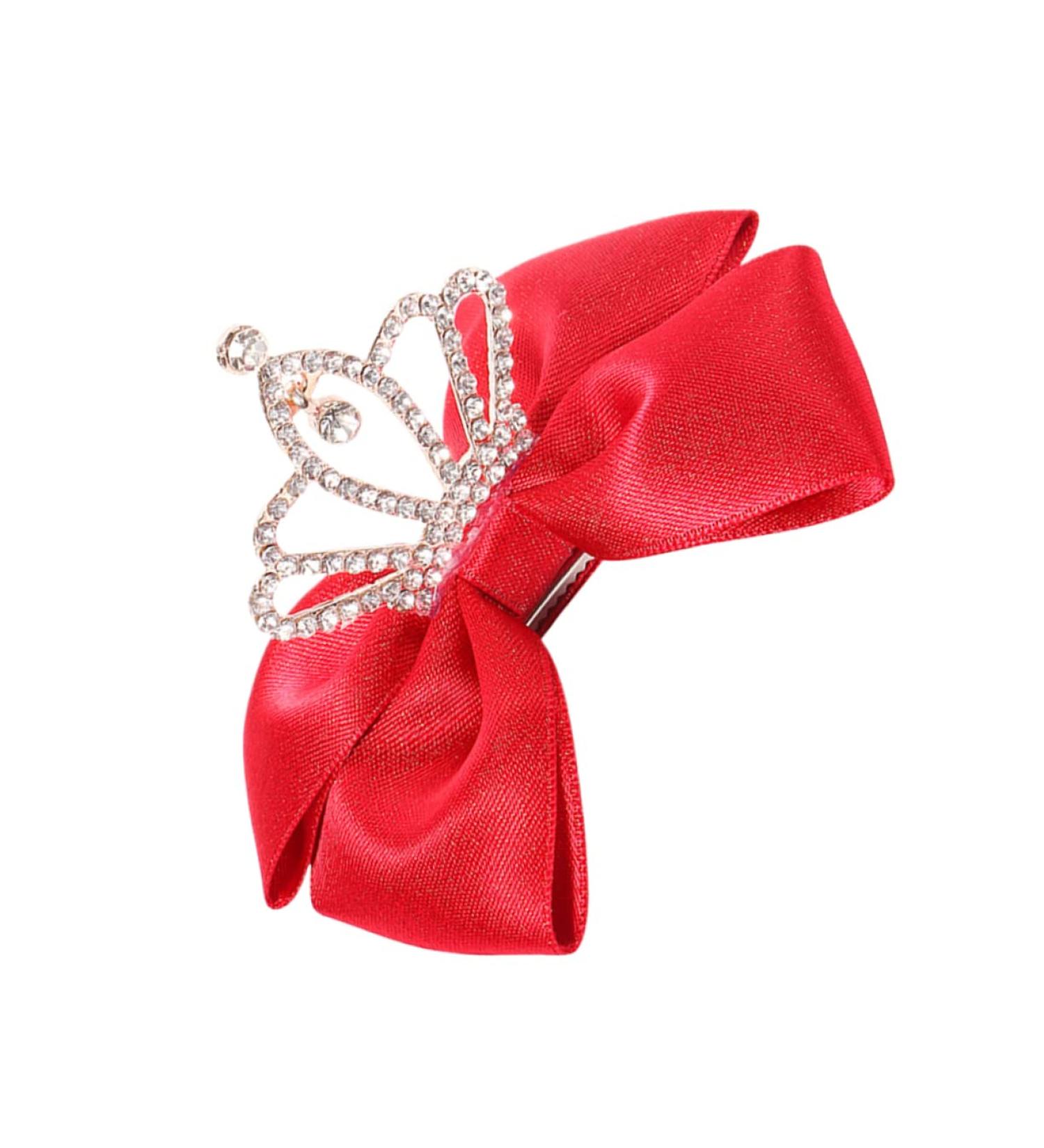 FRCOLOR Bow Hair Clip hair clips hair bow clips rhinestone tiara hair clip hair clip hair bow clips hair clips women hair clips Miss Korean version issue Bow Alligator Clips - Buy Online on GoSupps.com