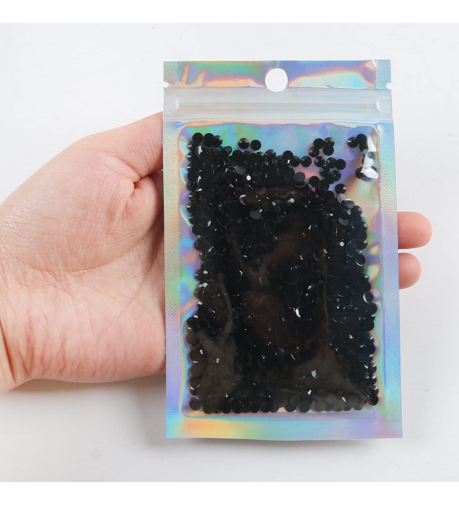 2500pcs 4mm Jelly Rhinestone AB Color Non Hotfix Diamonds for Crafts - A27 Black - Buy Online on GoSupps.com