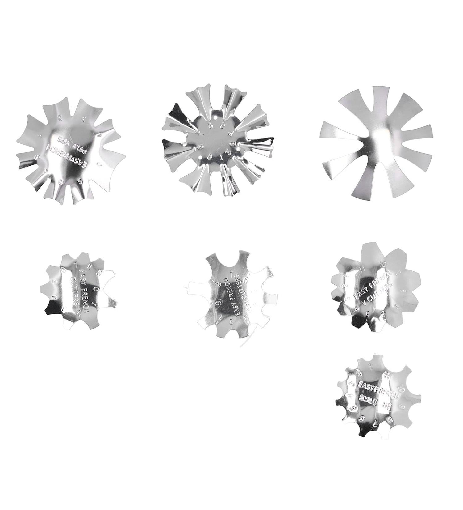 French Smile Line Cutter - Easy Nail Manicure Edge Trimmer for Professionals & Beginners | A-G Silver - Ideal for Nail Studios Schools & Home Use - Buy Online on GoSupps.com