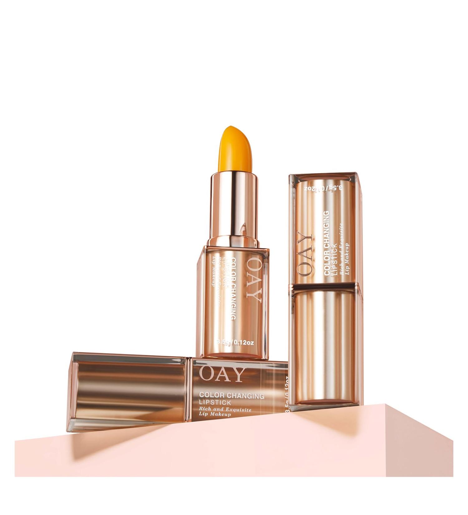 Shop OAY Color Changing Lip Balm - Hydrating Vitamin E & Hyaluronic Acid | Buildable Lip Color | Natural Gloss Finish | International Shipping Available - Buy Online on GoSupps.com