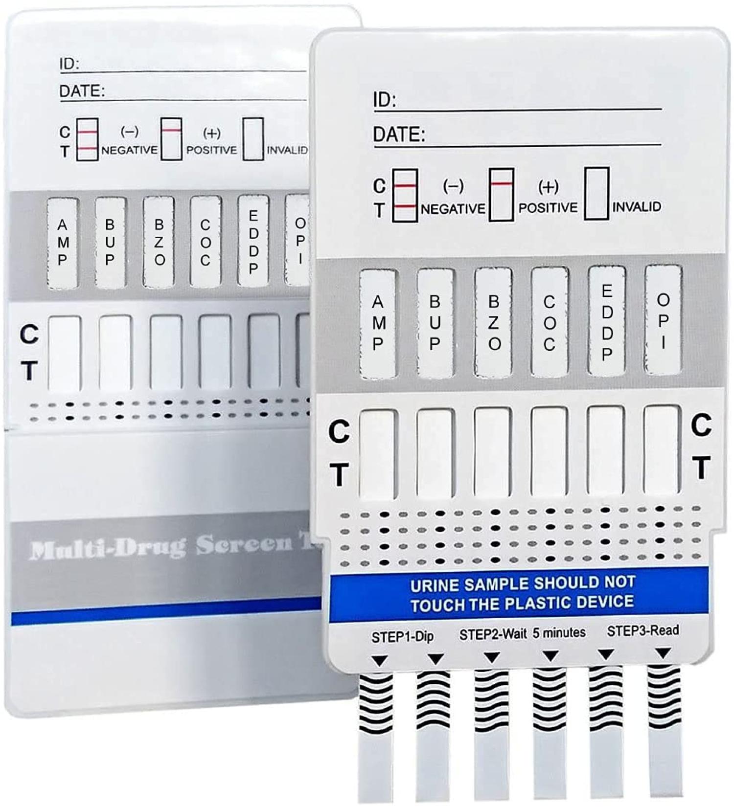 5 x One+Step Multi Drug Test - Accurate Detection of 6 Drug Types | Fast International Shipping - Buy Online on GoSupps.com