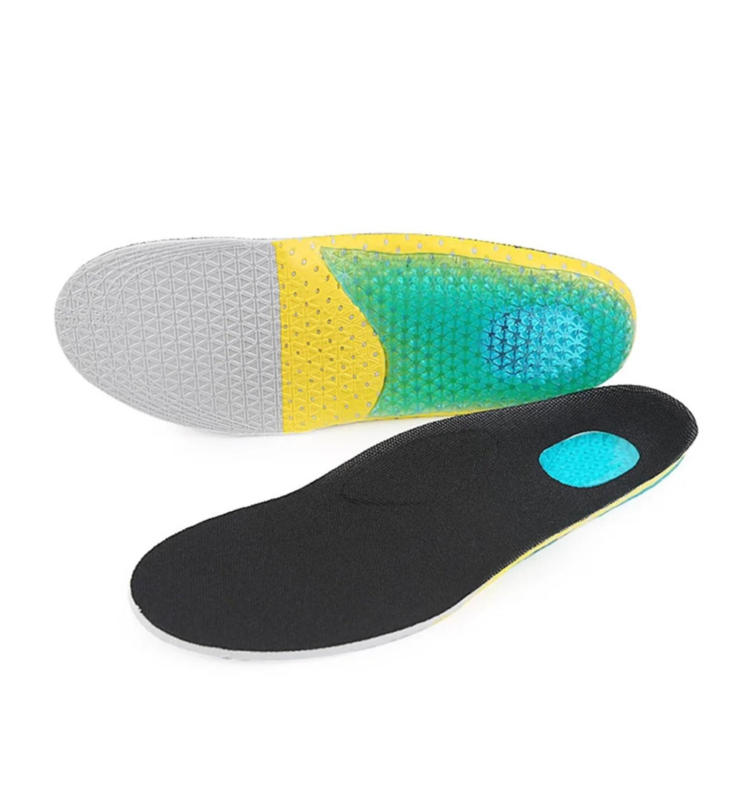 Buy Silicone Foam Orthotic Insoles for Men & Women - Soft Running Shoe Support Cushion Pad for Flatfoot - Large Size - Buy Online on GoSupps.com