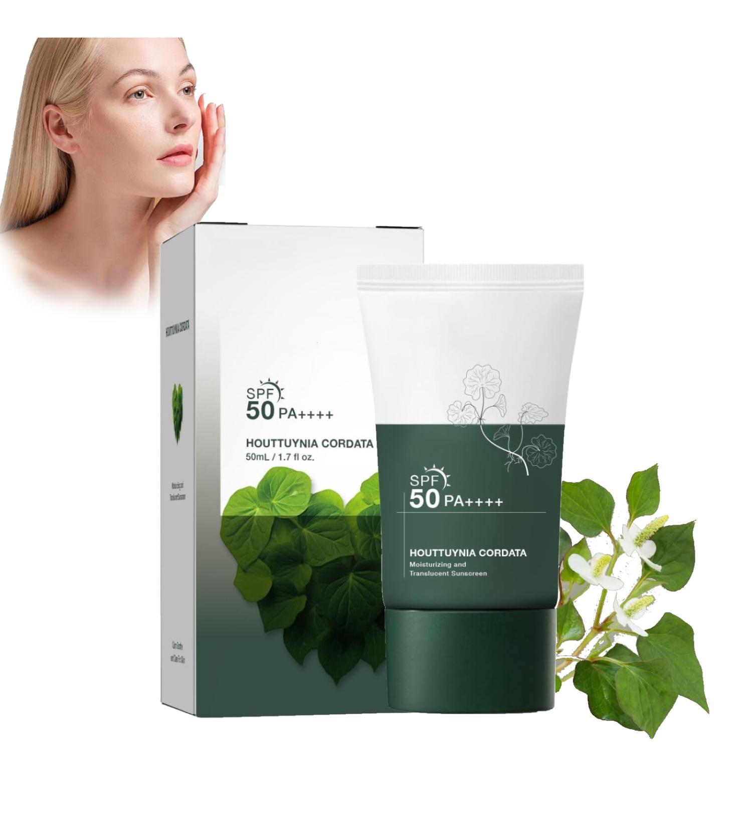 Heartleaf Houttuynia Cordata Silky Korean Moisturizing Spf 50+ Sun Cream Heartleaf Silky Moisture Sun Cream Heartleaf Silky Moisturizing Sunscreen Houttuynia Cordata Sunscreen (1PC) - Buy Online on GoSupps.com