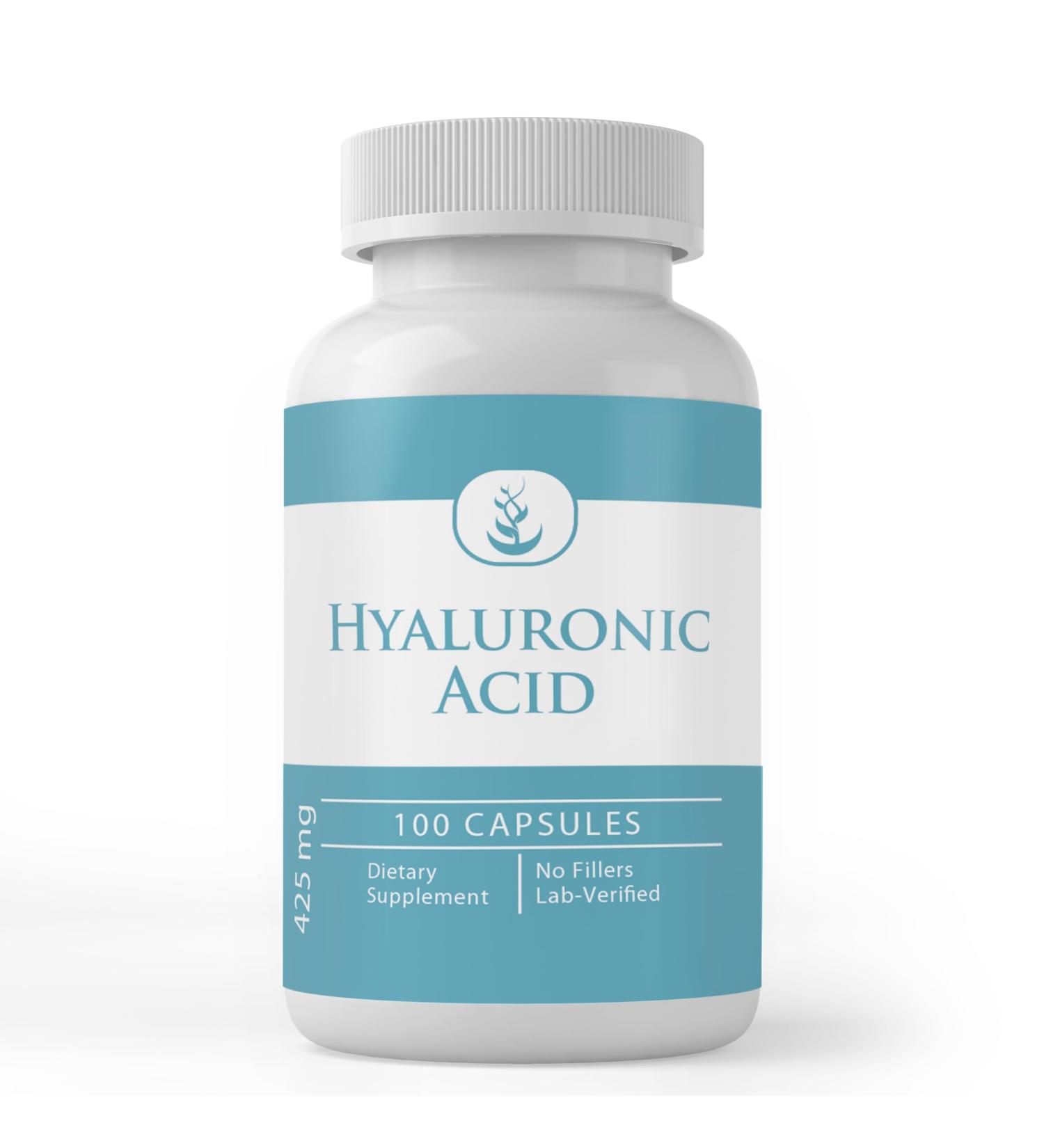 Pure Original Ingredients Hyaluronic Acid (100 Capsules) Always Pure No Additives Or Fillers Lab Verified - Buy Online on GoSupps.com