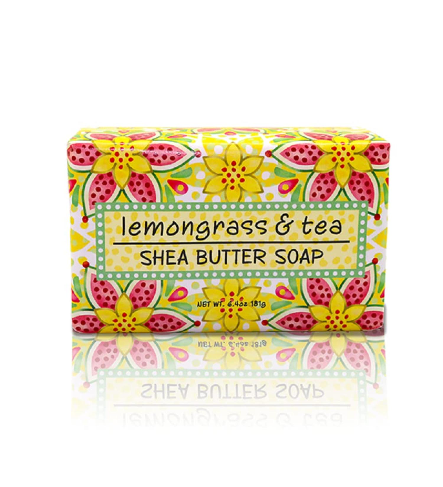 Greenwich Bay Trading Company 6.4oz Wrapped Soap Block(Garden Collection Lemongrass and Tea)