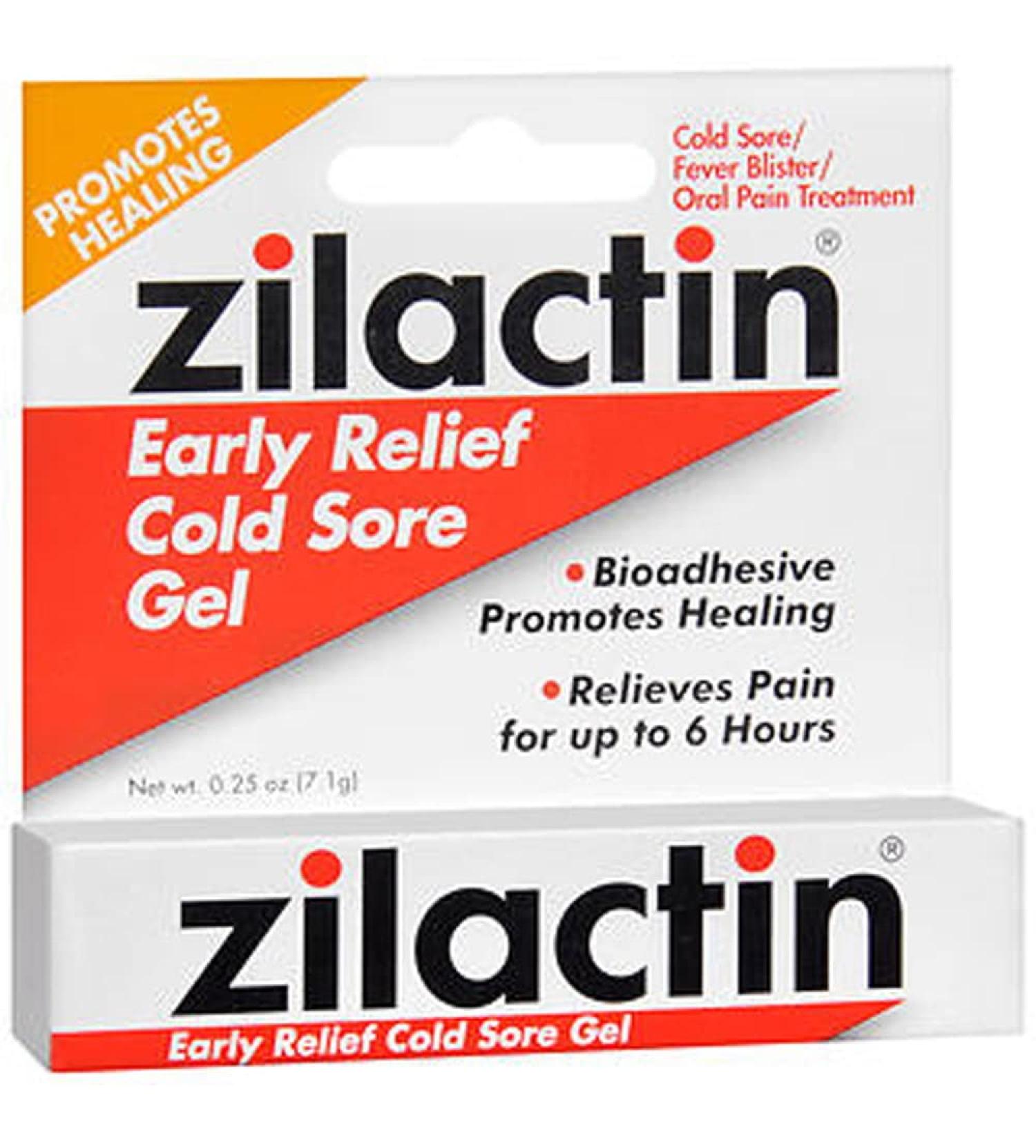 Zilactin Cold Sore Gel - 2 Count Pack - Buy Online on GoSupps.com