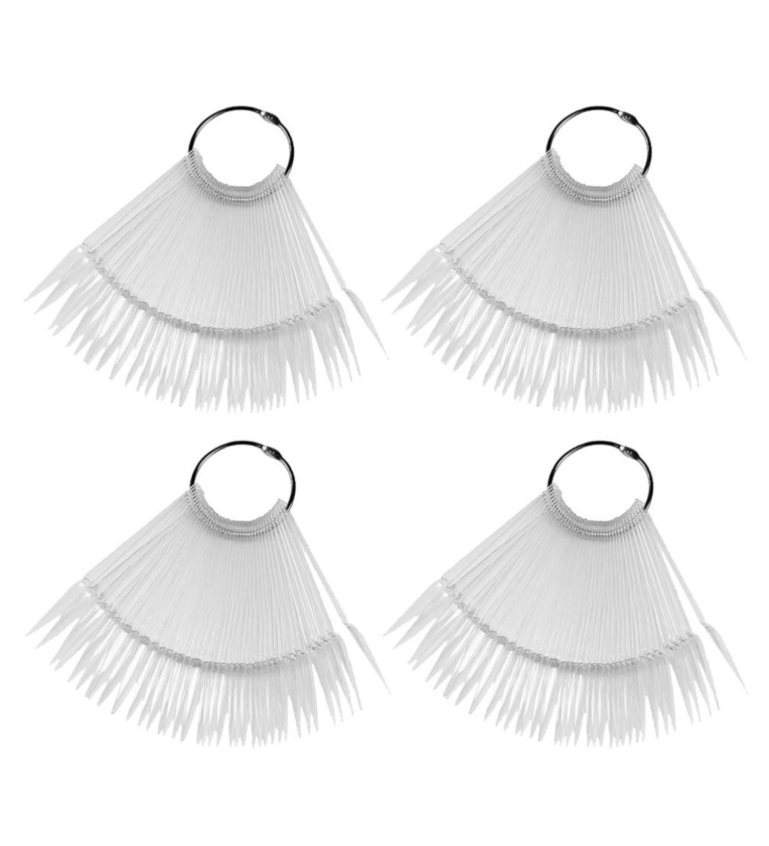 Minkissy 4 Sets Nail Swatch Sticks | Transparent Nail Color Display Tips for DIY Nail Art & Practice - Buy Online on GoSupps.com