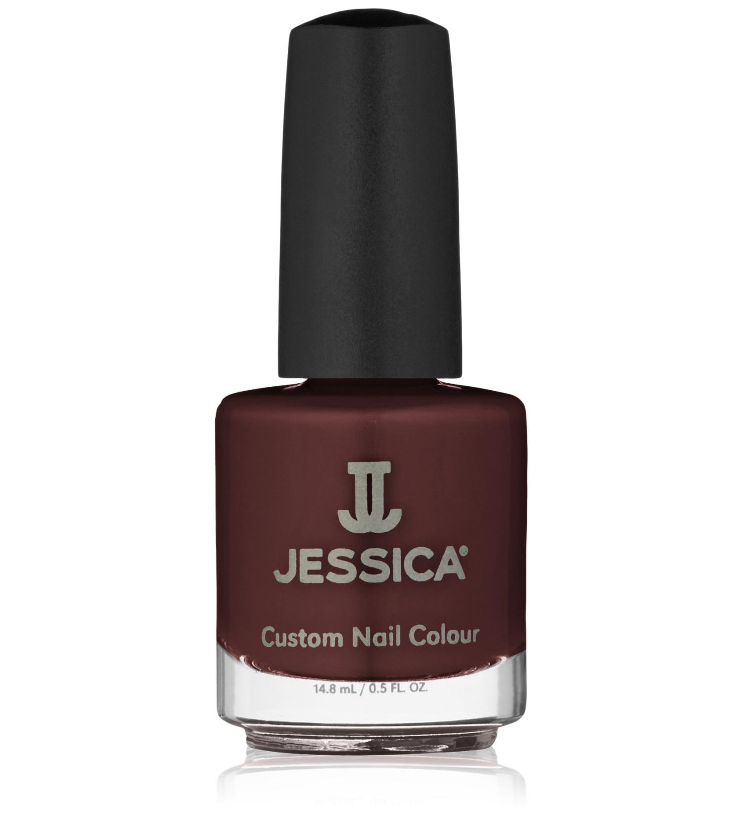 JESSICA | Custom Colour Midi Nail Polish | Award Winner Nail Polish strengthen nails long-lasting salon professional finish | Midnight Merlot | 14.8 ml