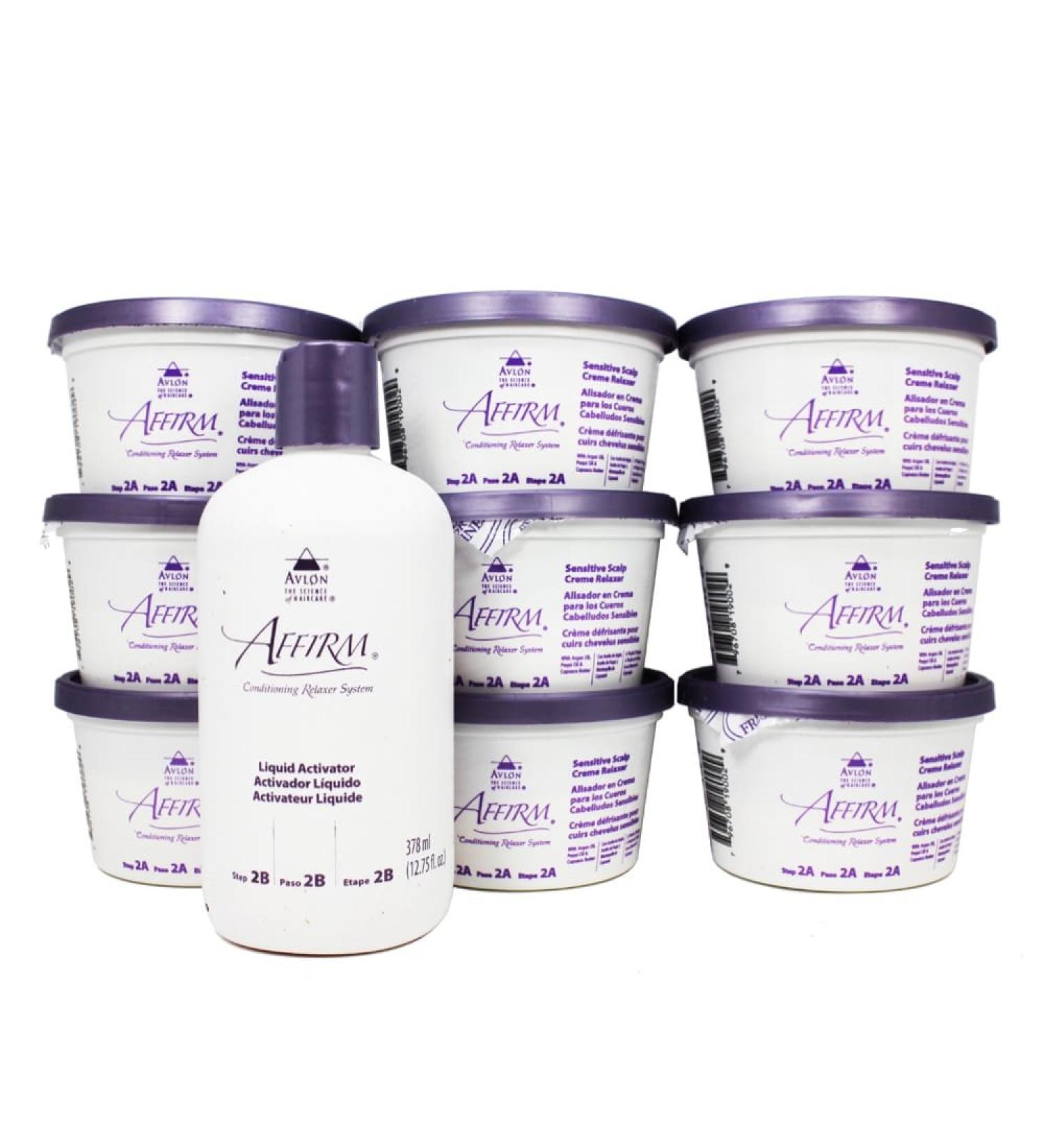 Avlon Affirm Sensitive Scalp Conditioning Relaxer (9 Single Applications)