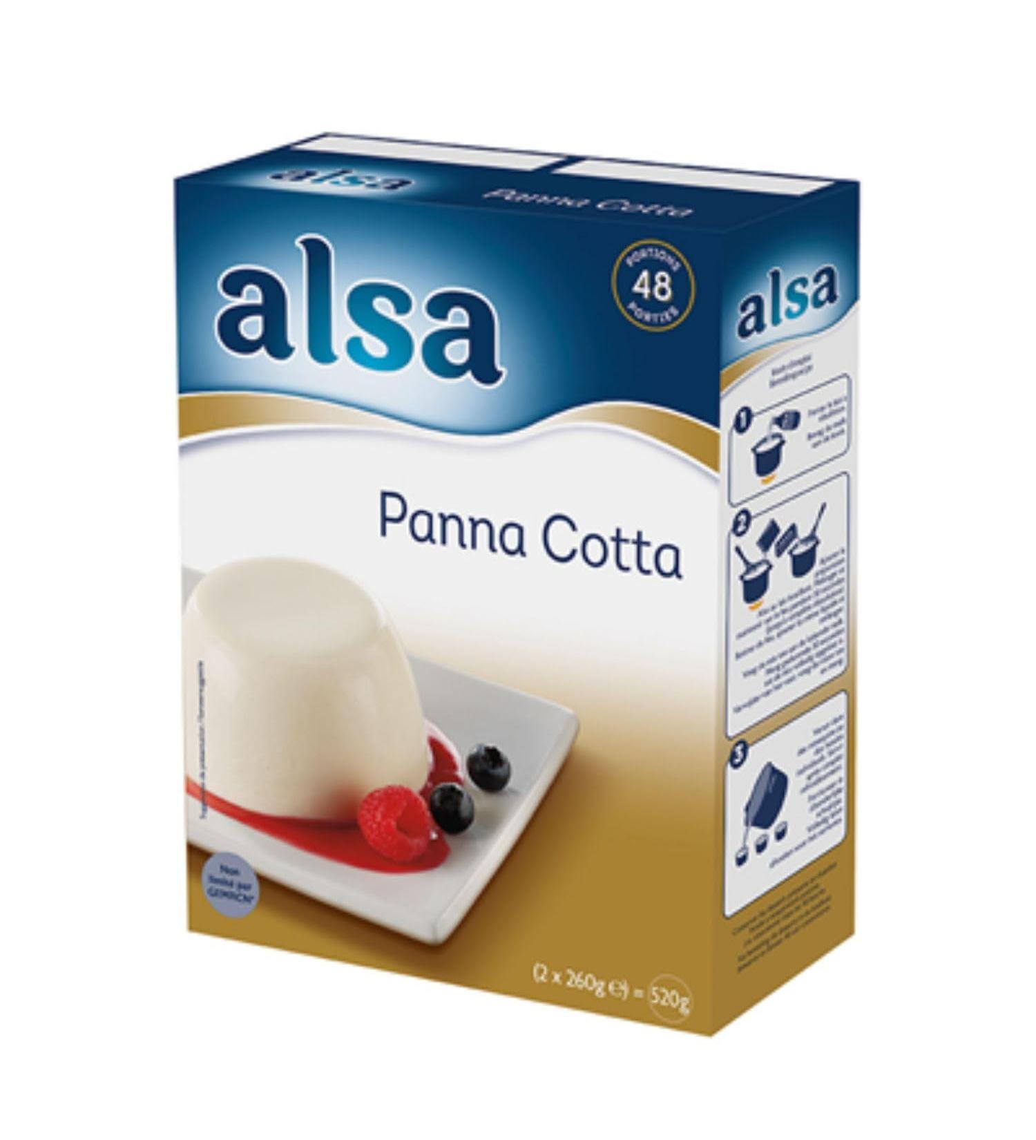Alsa Panna cotta 520g 48 servings