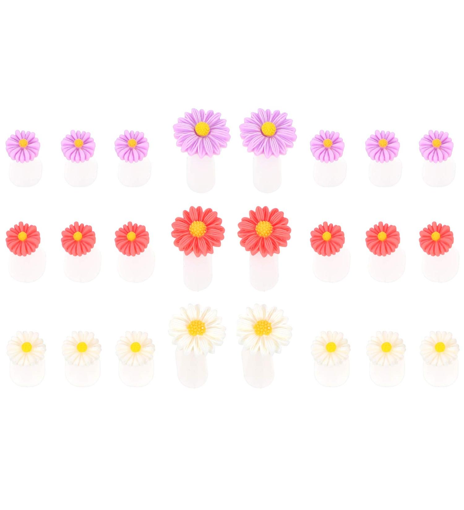 Minkissy 24-Piece Silicone Toe Spreader & Nail Art Separator - Flower Pattern Toe Protection & Divider for Women | Perfect for Pedicure & Manicure - Buy Online on GoSupps.com