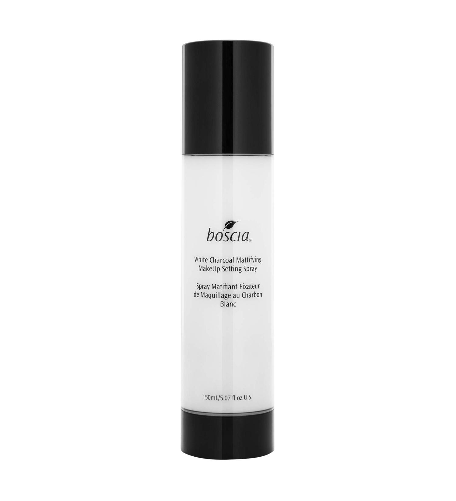 BOSCIA White Charcoal Mattifying Makeup Setting Spray - Vegan & Cruelty-Free - Pore Minimizing Face Mist - 5.1 Fl Oz - Buy Online on GoSupps.com