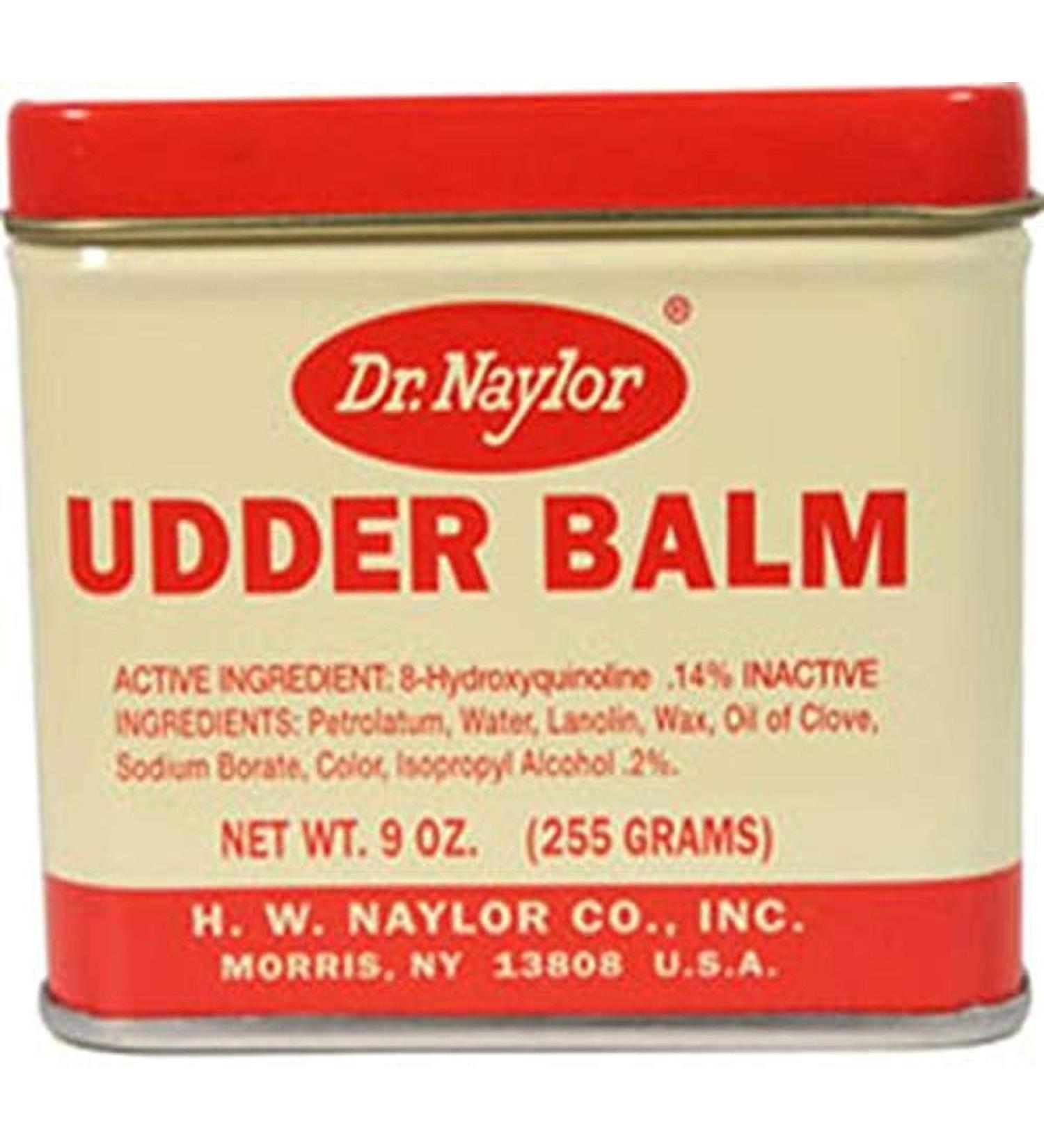 Dr. Naylor Udder Balm (9 oz.) - Traditional Antiseptic Moisturizing Ointment 9 Ounce (Pack of 1)
