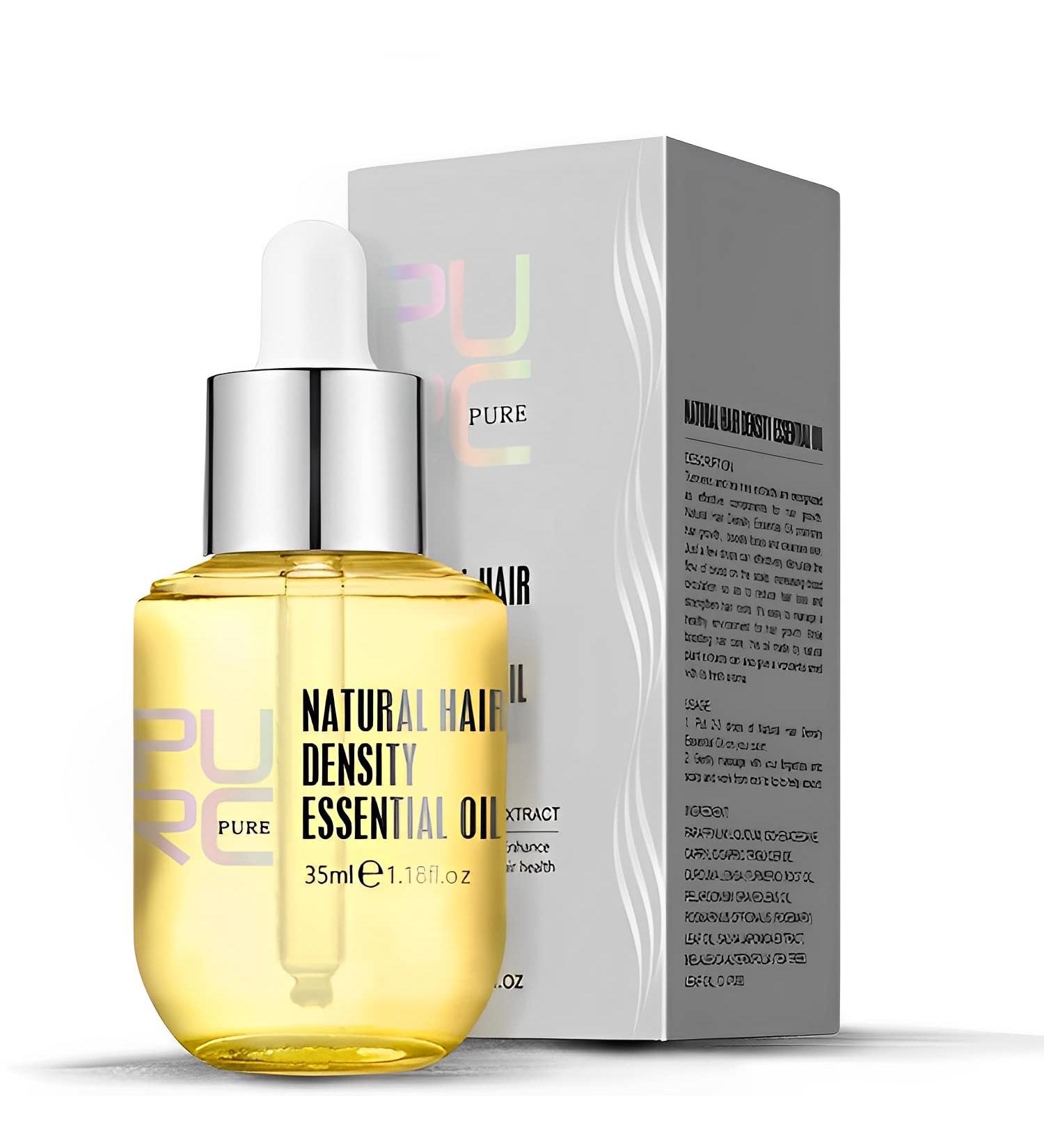 Purc Natural Hair Density Essential Oil - 1.18 Fl Oz - Reduce Dry Hair Care Treatment for Women and Men - Buy Online on GoSupps.com
