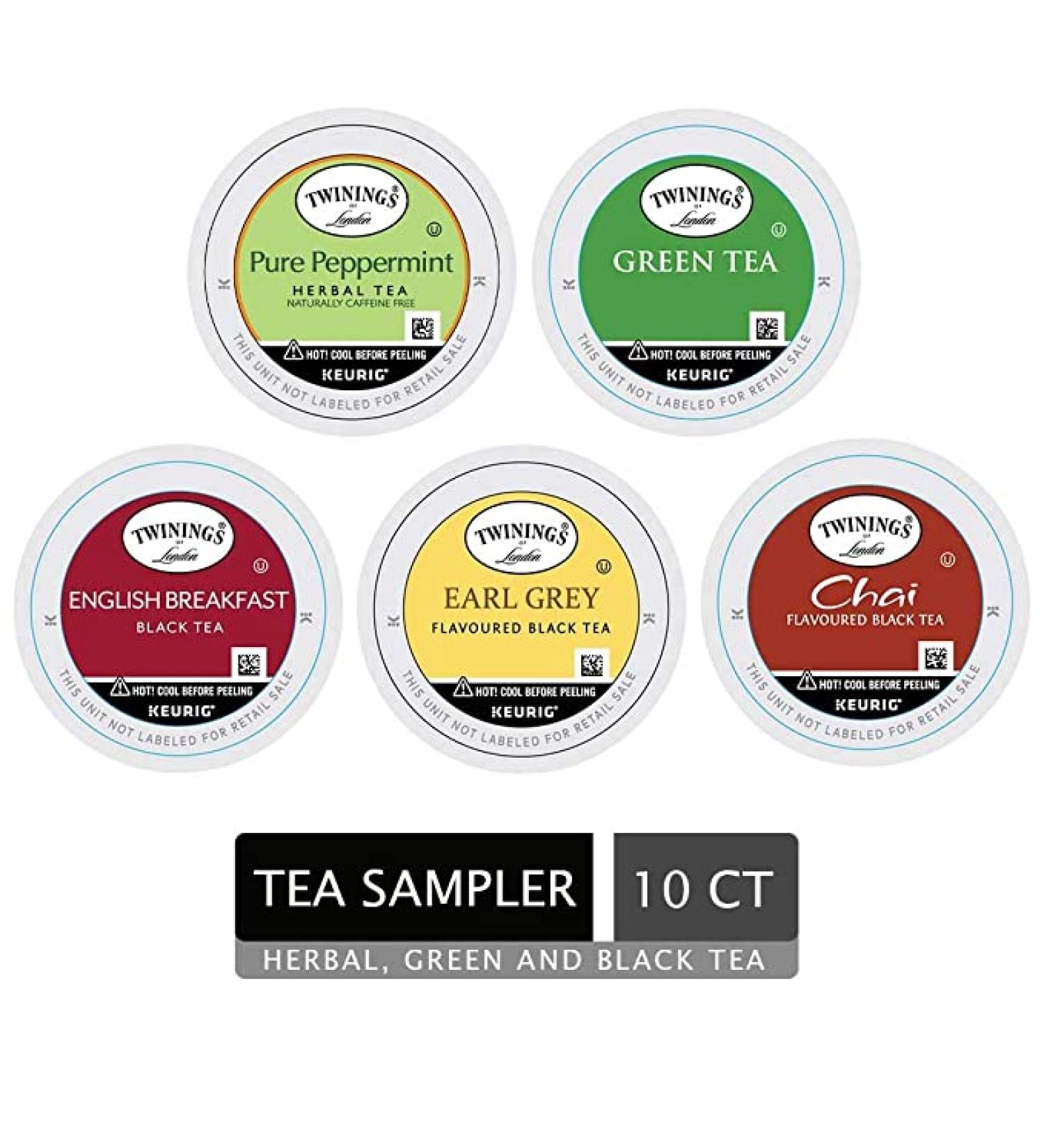 Twinings Tea Sampler K-Cups for Keurig - 10 Count Variety Pack - Buy Online on GoSupps.com