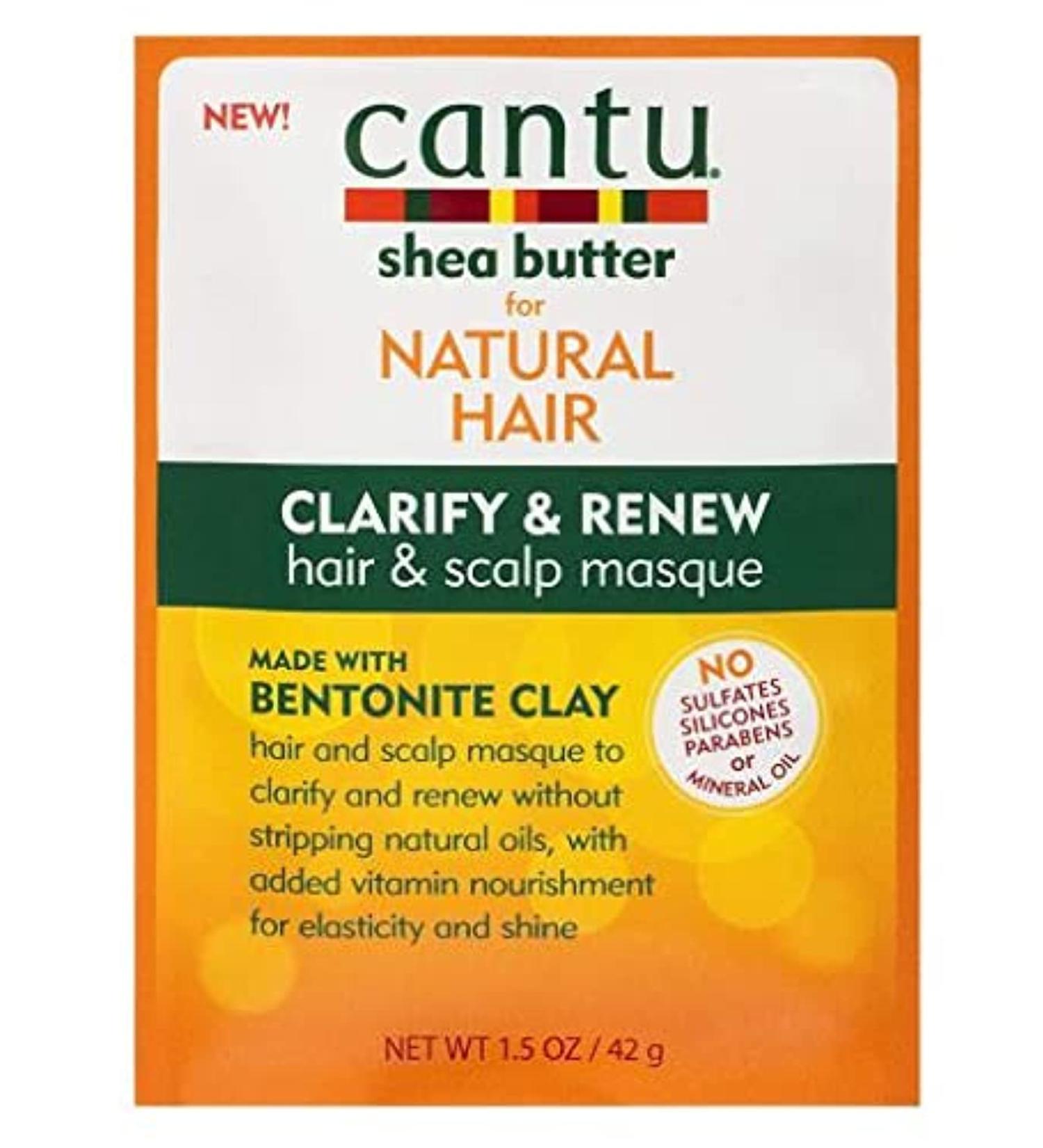 Masque capillaire clarifiant & r g n rant l'argile bentonite deep clarify & renew bentonite clay masque