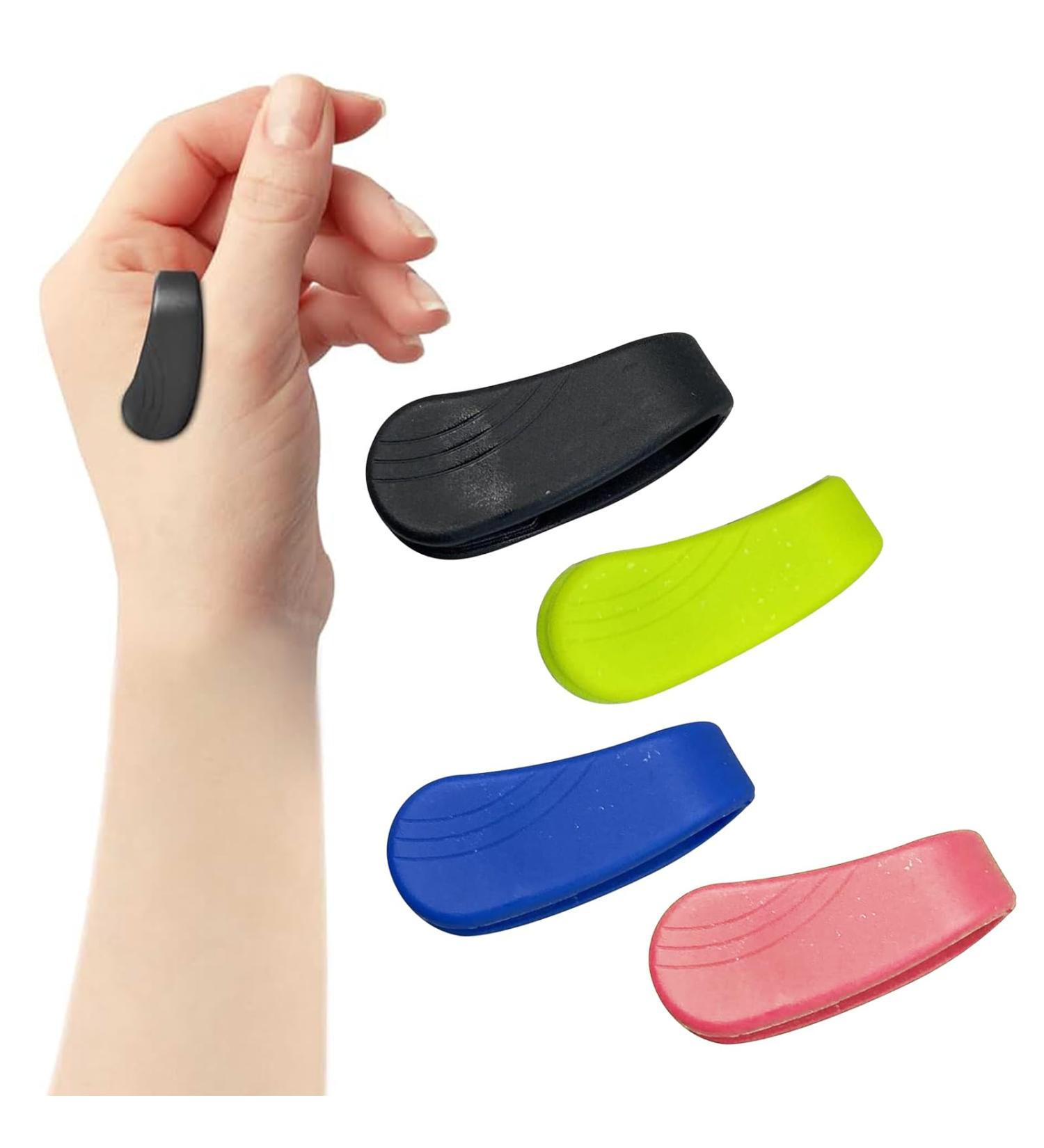 Buy Acupressure Anti-Stress Finger Massage Ring - 8 Portable Shiatsu Clips for Relaxation & Relief - Buy Online on GoSupps.com