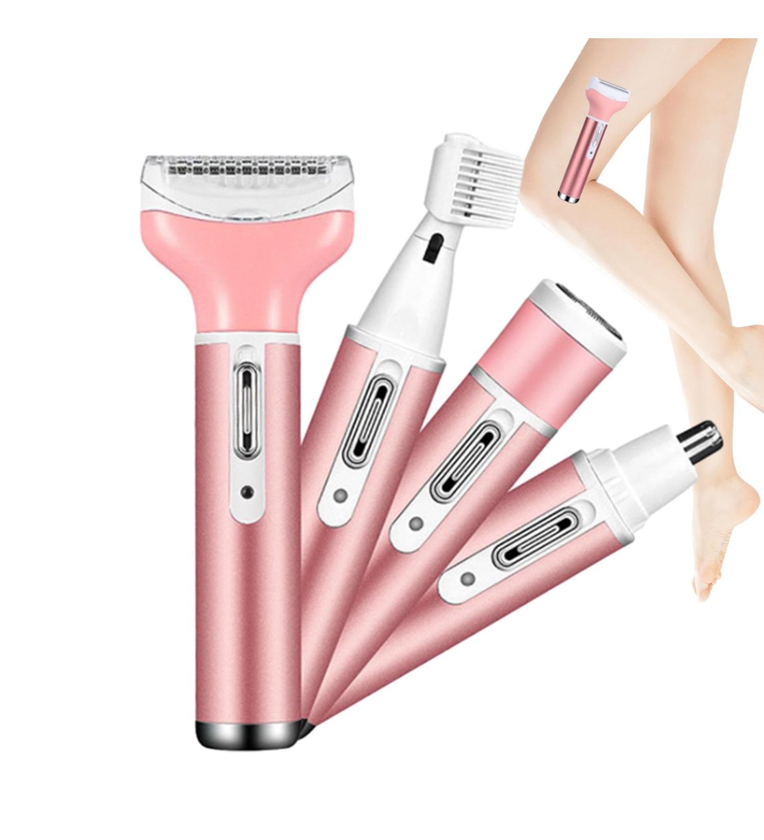 Buy 4-in-1 Multifunctional Body Razor for Women - Hair Removal Razors for Nose Face Arms & Legs - International Shipping Available - Buy Online on GoSupps.com