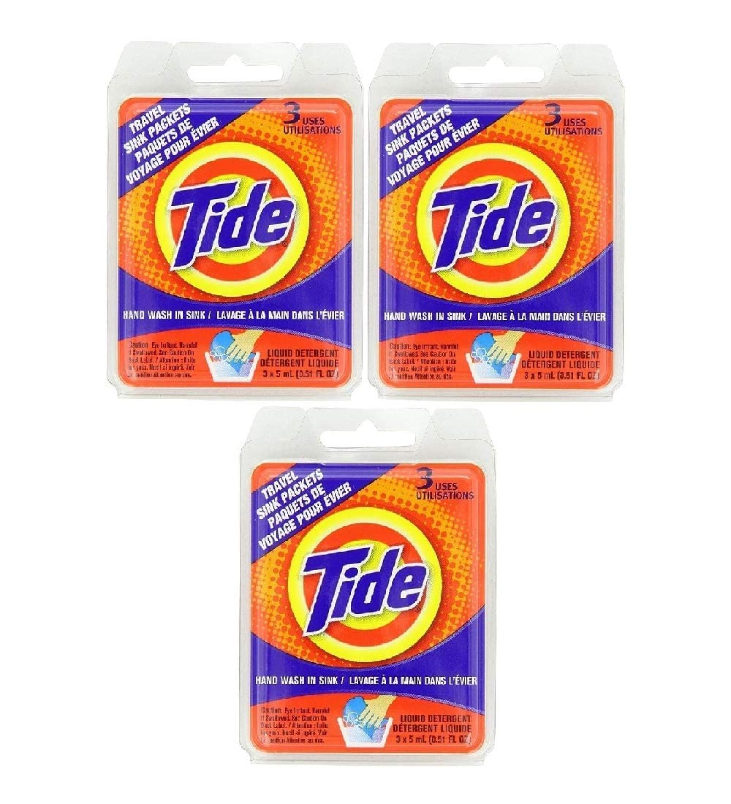 Tide Sink Packs Laundry Detergent Does 3 Loads (3 packs of 3)