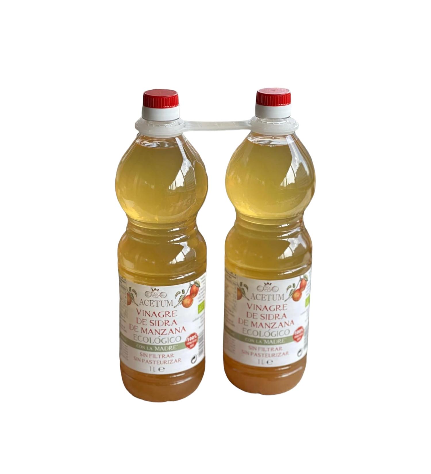 ACETUM DE MODENA Apple cider vinegar environmentally friendly without preservatives or preservatives Bio unfiltered and unpasteurized 2L 2 bottles 1 l The best for your health - Buy Online on GoSupps.com