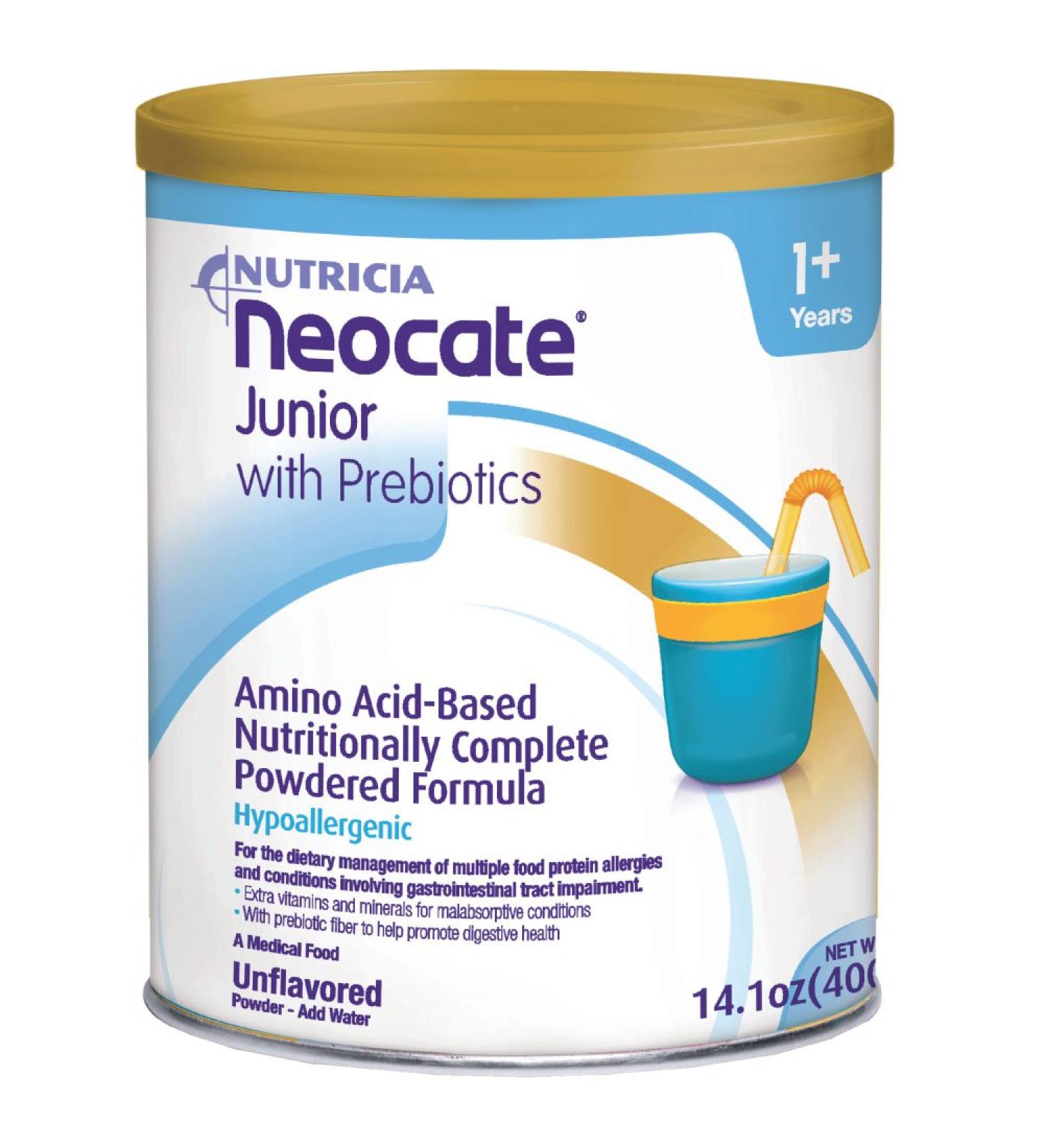 Neocate Junior - Hypoallergenic Amino Acid-Based Toddler Formula - Unflavored 14.1 Oz Can - 1 Pack - Buy Online on GoSupps.com