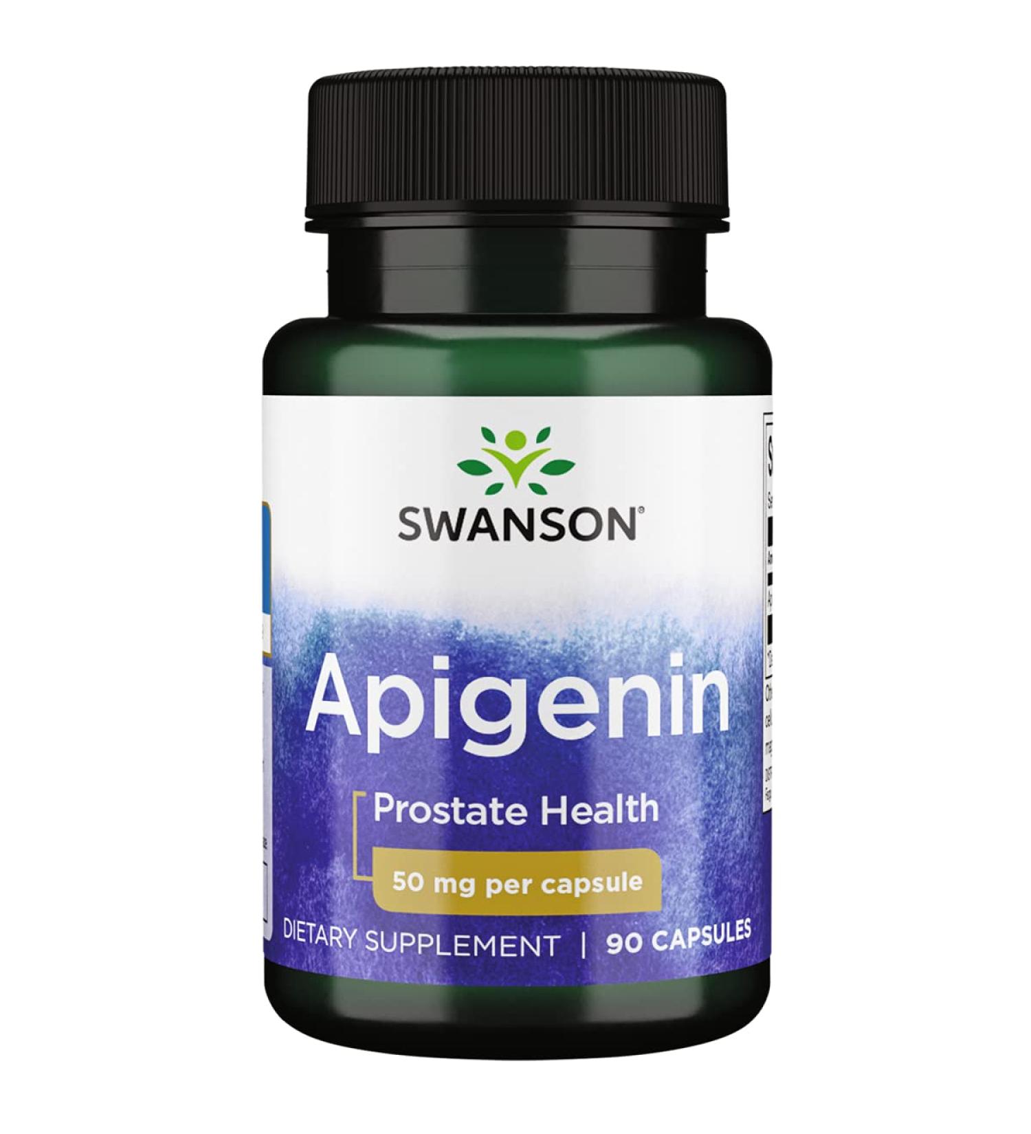 Swanson Apigenin-Bioflavonoid Supplement - 90 Caps, 50mg - Prostate & Metabolism Support - Buy Online on GoSupps.com