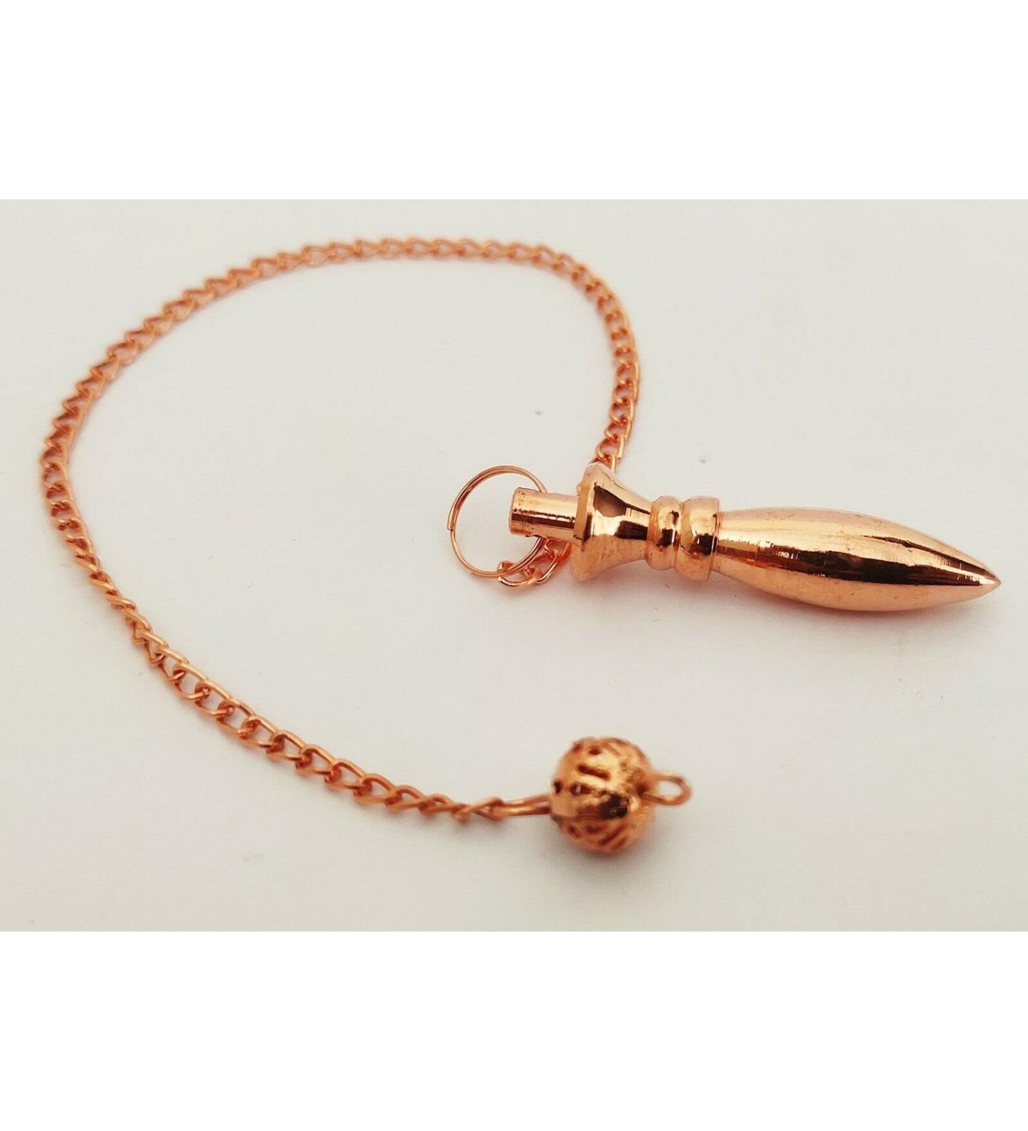 Sharvgun Copper Pointed Pendulum - Healing Dowsing & Metaphysical Therapy Pendant for Divination - Buy Online on GoSupps.com