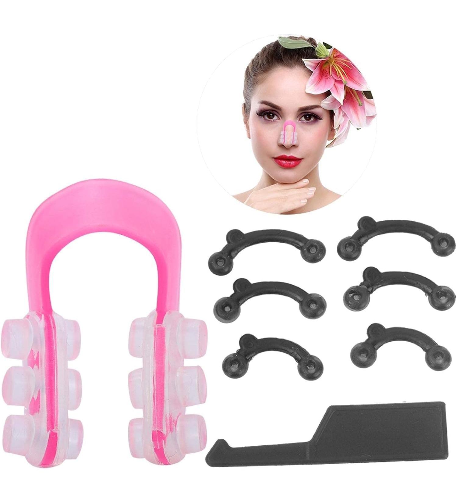 Nose Shaper & Clip - Invisible Nose Lifting Tool 2-Piece Beauty Kit for Perfectly Sculpted Nose - Buy Online on GoSupps.com