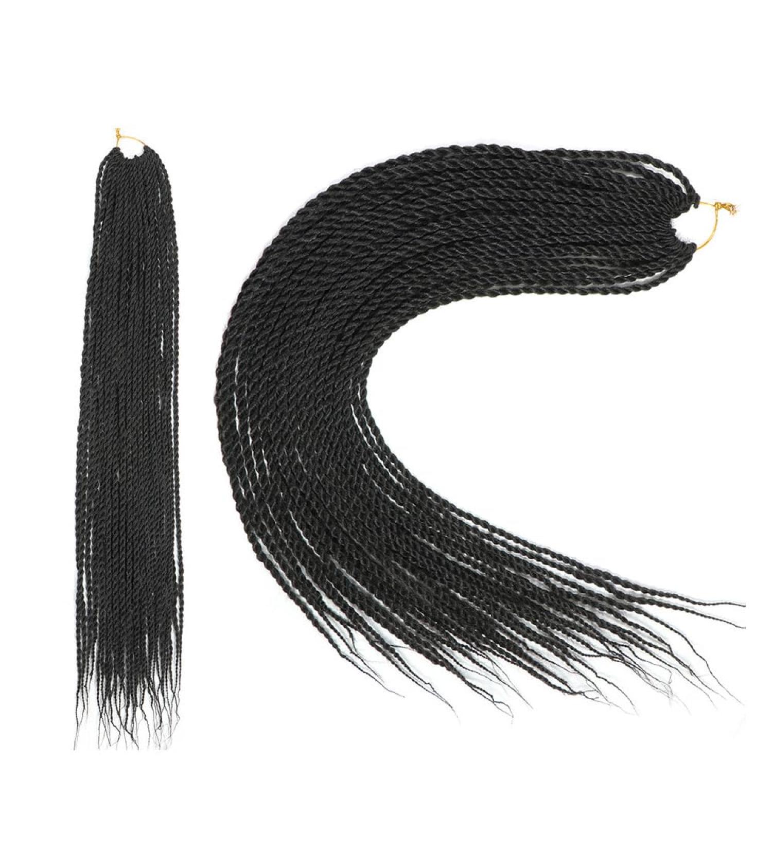 FDEETY 24 Inch Passion Twist Hair Water Wave Crochet Braids for Passion Twist Hair Synthetic Crochet Braiding Hair Long Bohemian Braids Hair Extensions (Black) - Buy Online on GoSupps.com