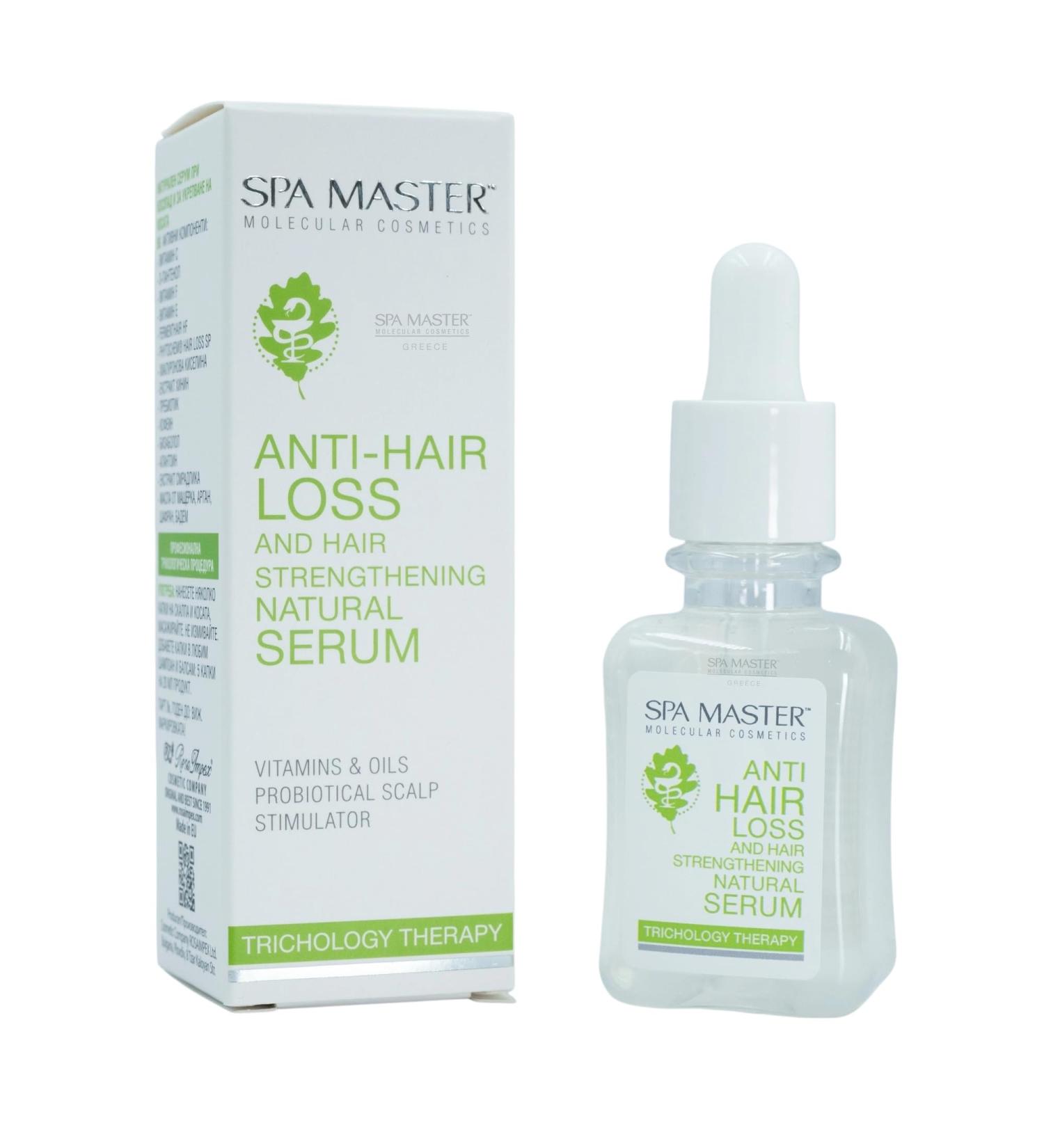 S rum de renforcement naturel contre la perte de cheveux "Spa Master - Trichological Therapy" 45 ml - Buy Online on GoSupps.com