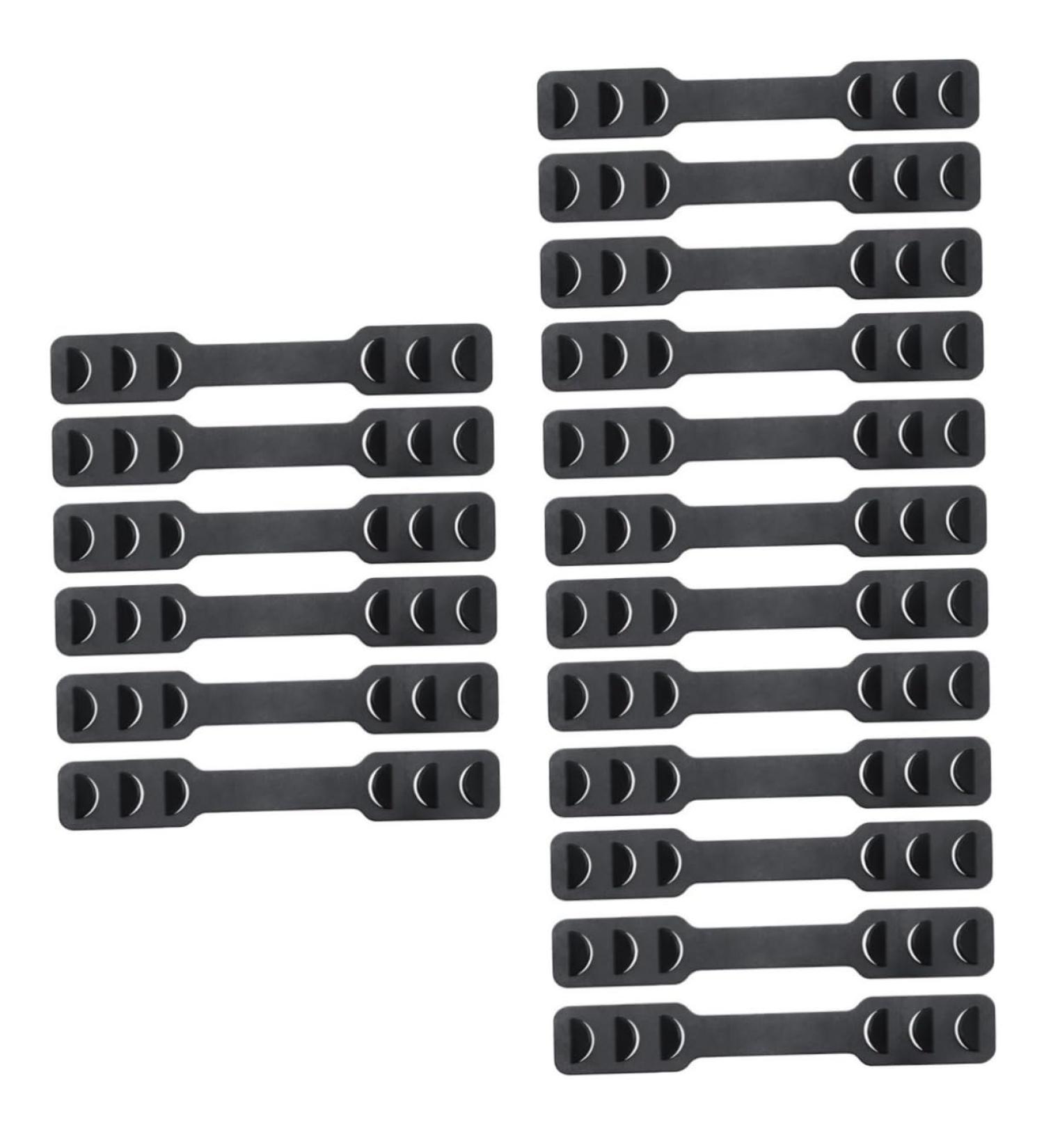 Gatuida Black Earrings Set - 18 Pcs with Hooks Clips & Children s Rings | Stylish Black Jewelry 14.5x2.6CM - Buy Online on GoSupps.com