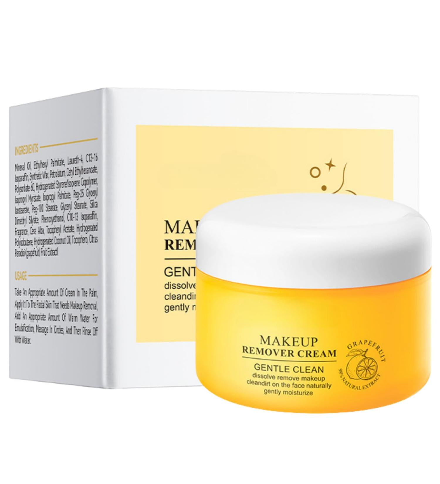 Grapefruit Makeup Remover Cleansing Balm Makeup Remover Balm Deep Makeup Cleansing Balm Make Up Remover Balm Facial Cleanser Balm For Eye Lip Face Deep Pore Cleanser All Skin Types Travel Size - Buy Online on GoSupps.com