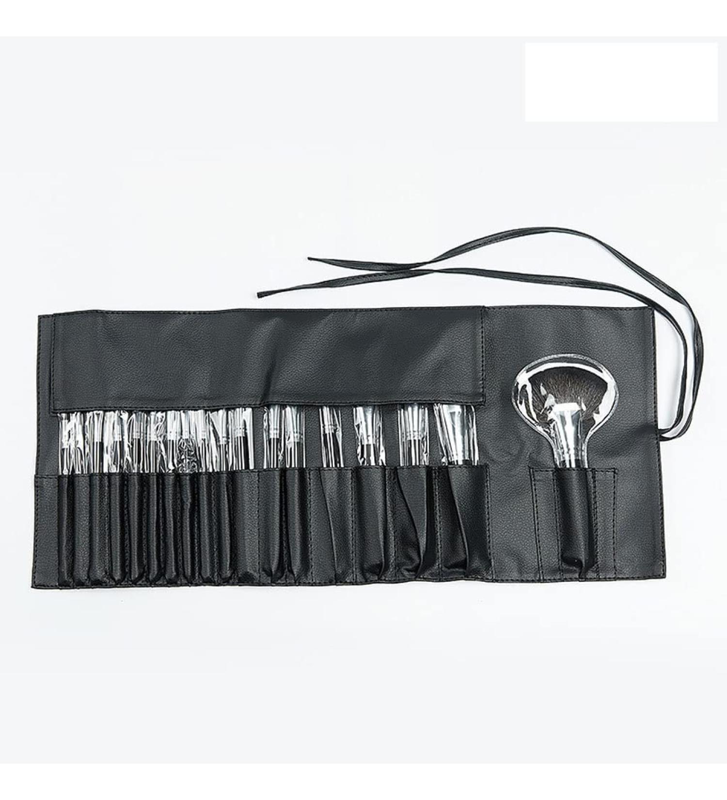 DFHBFG 18-Piece Sandalwood Handle Makeup Brush Set - High-Quality Cosmetic Brushes for Perfect Beauty Application - Shop Internationally - Buy Online on GoSupps.com