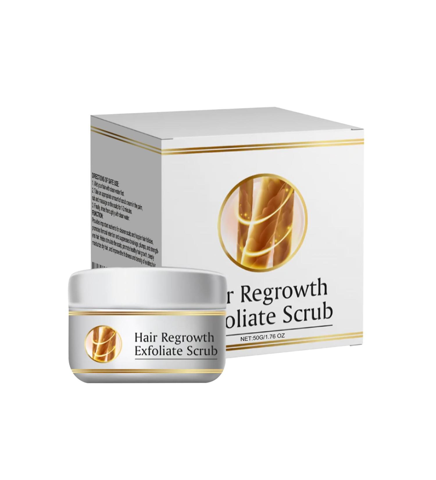50g Hair Scalp Exfoliating Scrub Anti Hair Loss Treatment for Dandruff Flakes & Oily Scalp Nourishes Hair Follicles & Promotes Thicker Healthier Hair Growth - Buy Online on GoSupps.com
