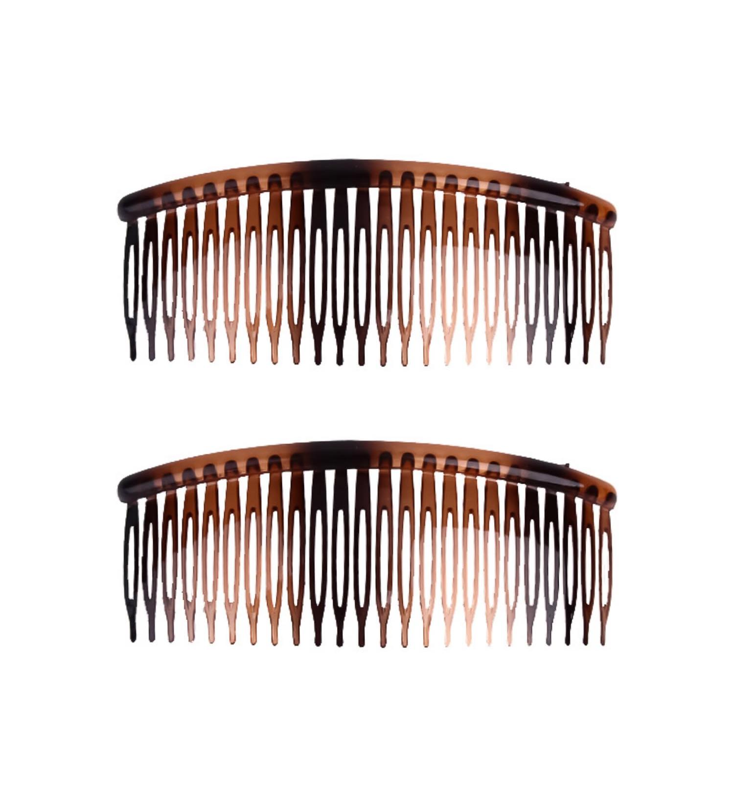 Miaija 2 Pieces Tortoiseshell Side Hair Combs Twist Decorative Comb Women Hair Comb Strong Hold Hair Clips Accessories for Women and Girls - Buy Online on GoSupps.com