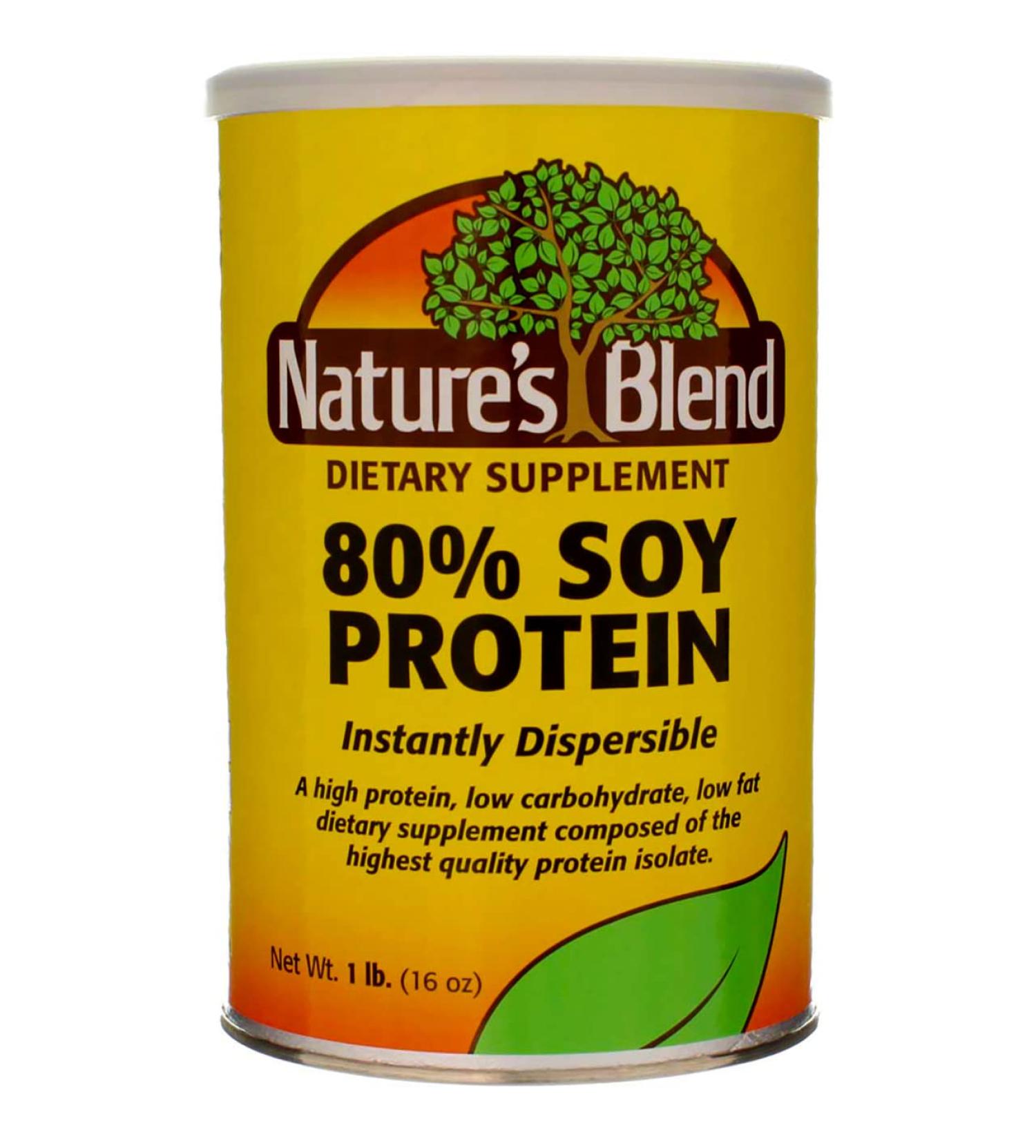 1lb Soy Isolate Protein Powder - 80% Isolate for Muscle Building - Buy Online on GoSupps.com