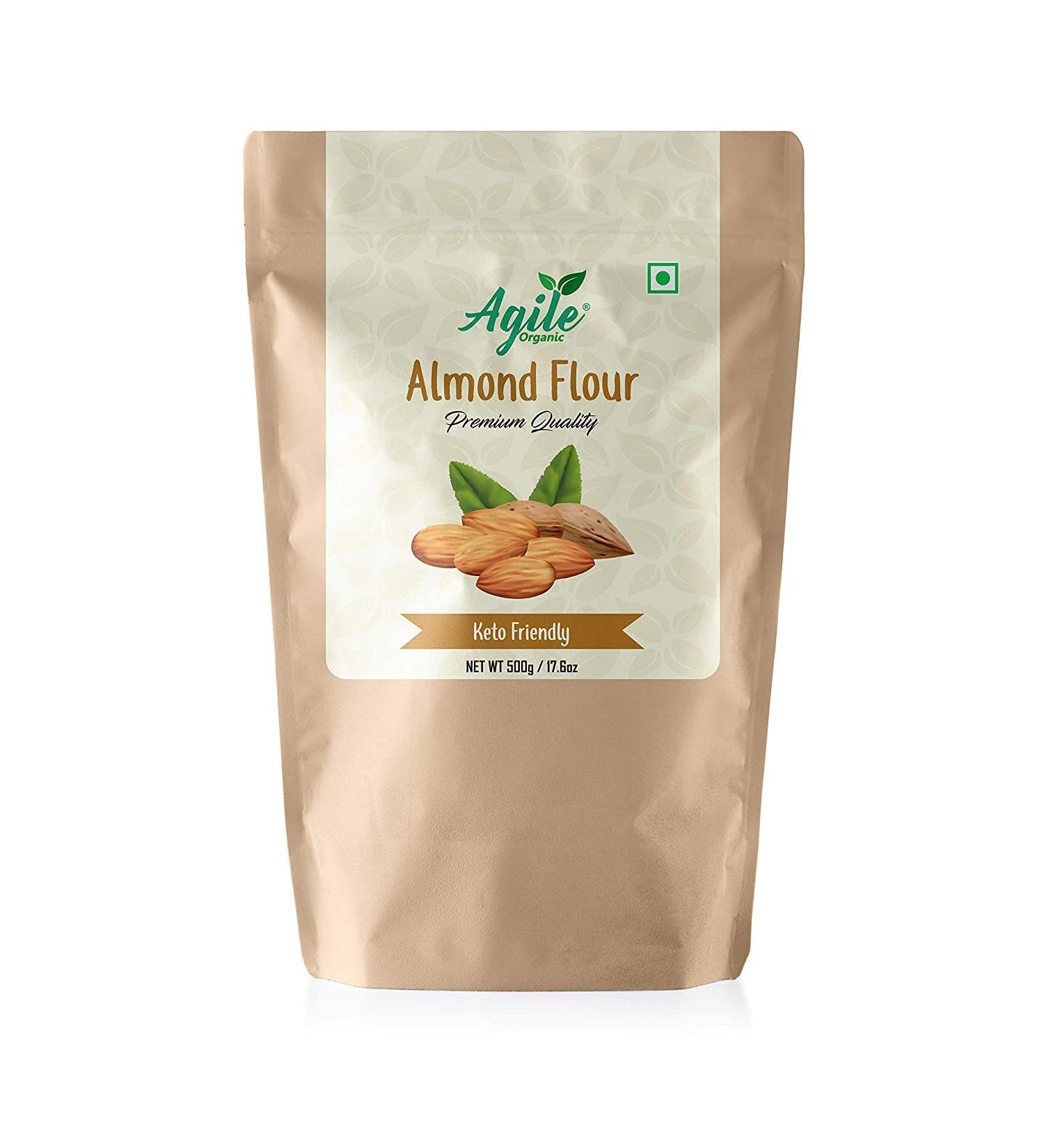 QURA Fine Almond Flour 500g | Naturally Protein-Rich | Blanched Almond Powder