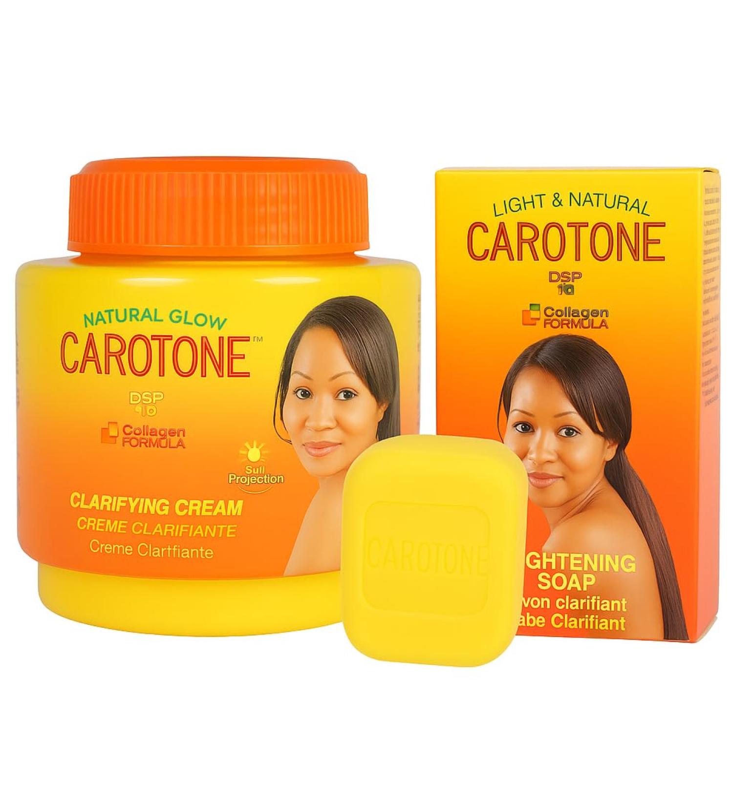 Natural Glow Carrot Cream + Soap Combo Moisturizing & Nourishing Set with Carrot Extract and Collagen for Smooth Healthy-Looking Skin - Buy Online on GoSupps.com