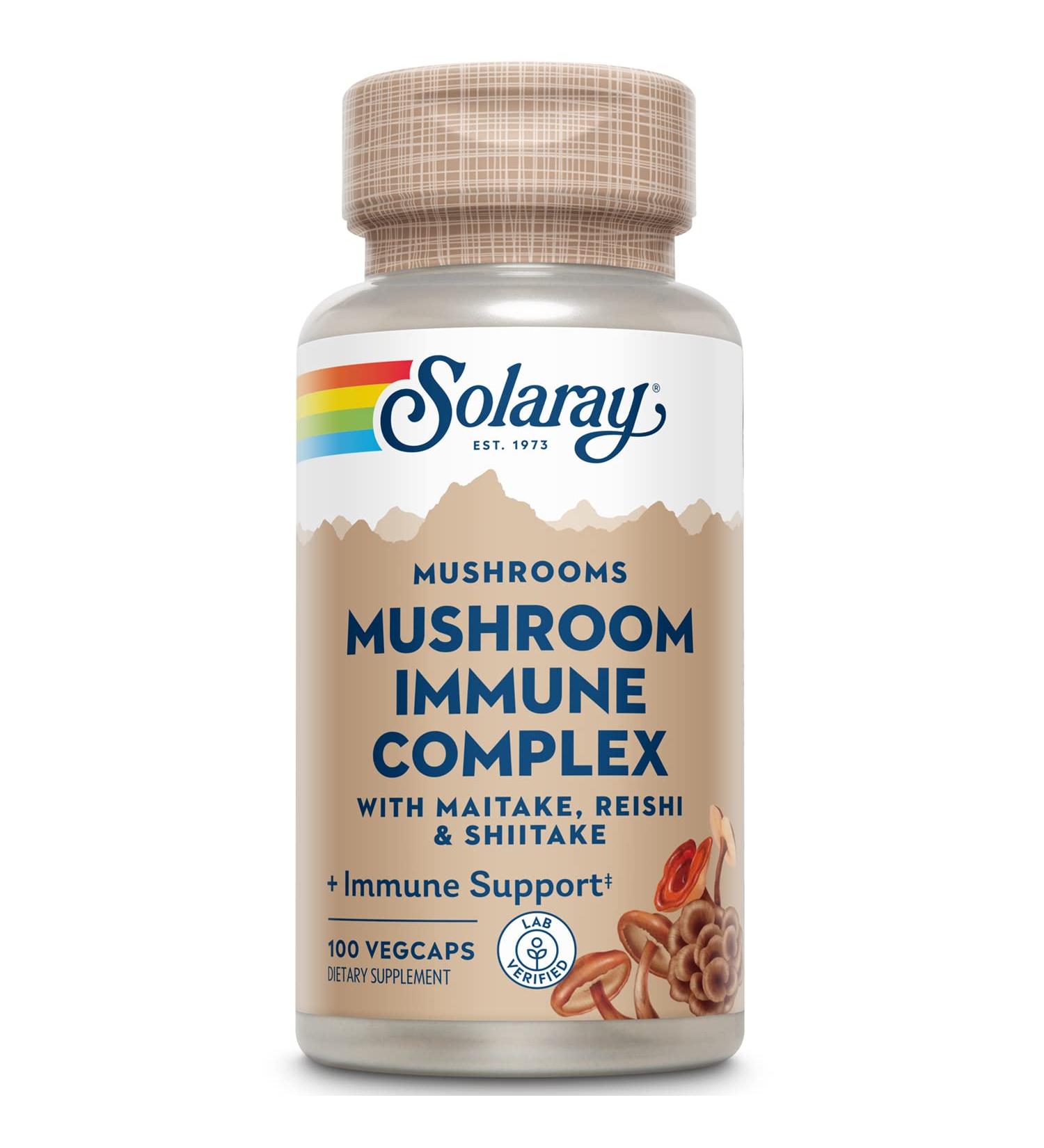 Solaray Fermented Mushroom Immune Complex 100 VegCaps