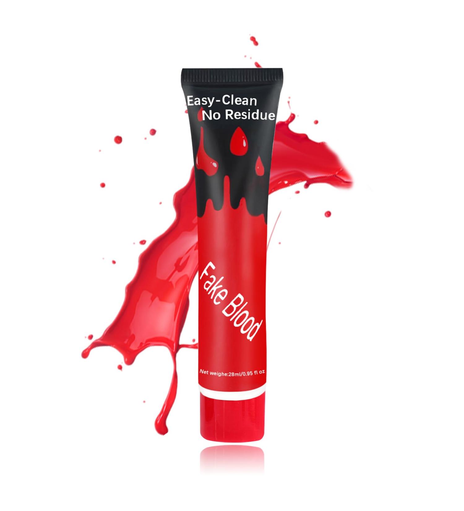 Realistic Fake Blood Cream - Washable SFX Makeup for Halloween Zombie & Vampire Looks | International Shipping - Buy Online on GoSupps.com