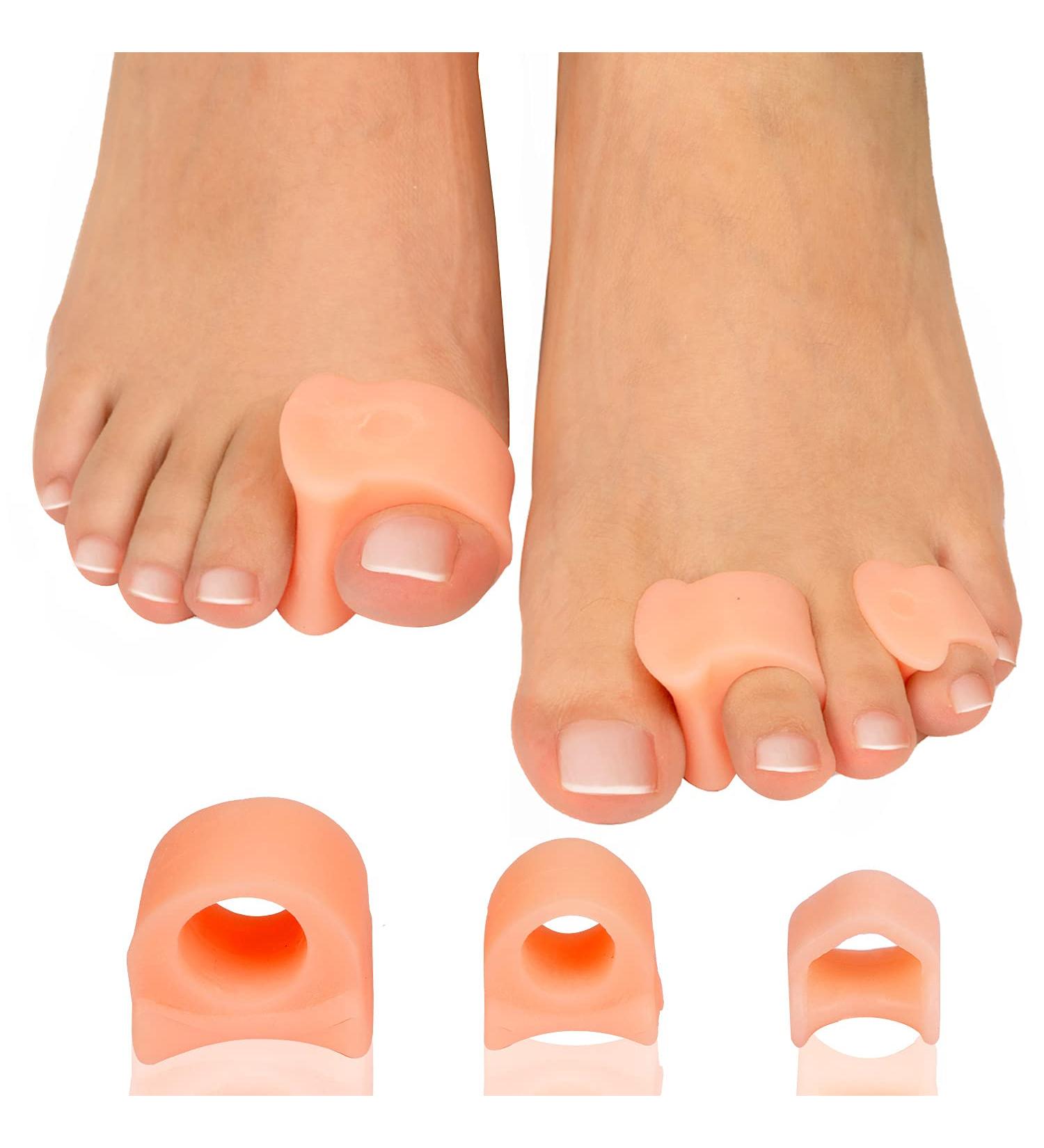 Sumiwish 14 Pack Big Toe Separator & Pinky Toe Spacer - Bunion Corrector for Straightening Overlapping & Crooked Toes Hammer Toe Relief - Buy Online on GoSupps.com