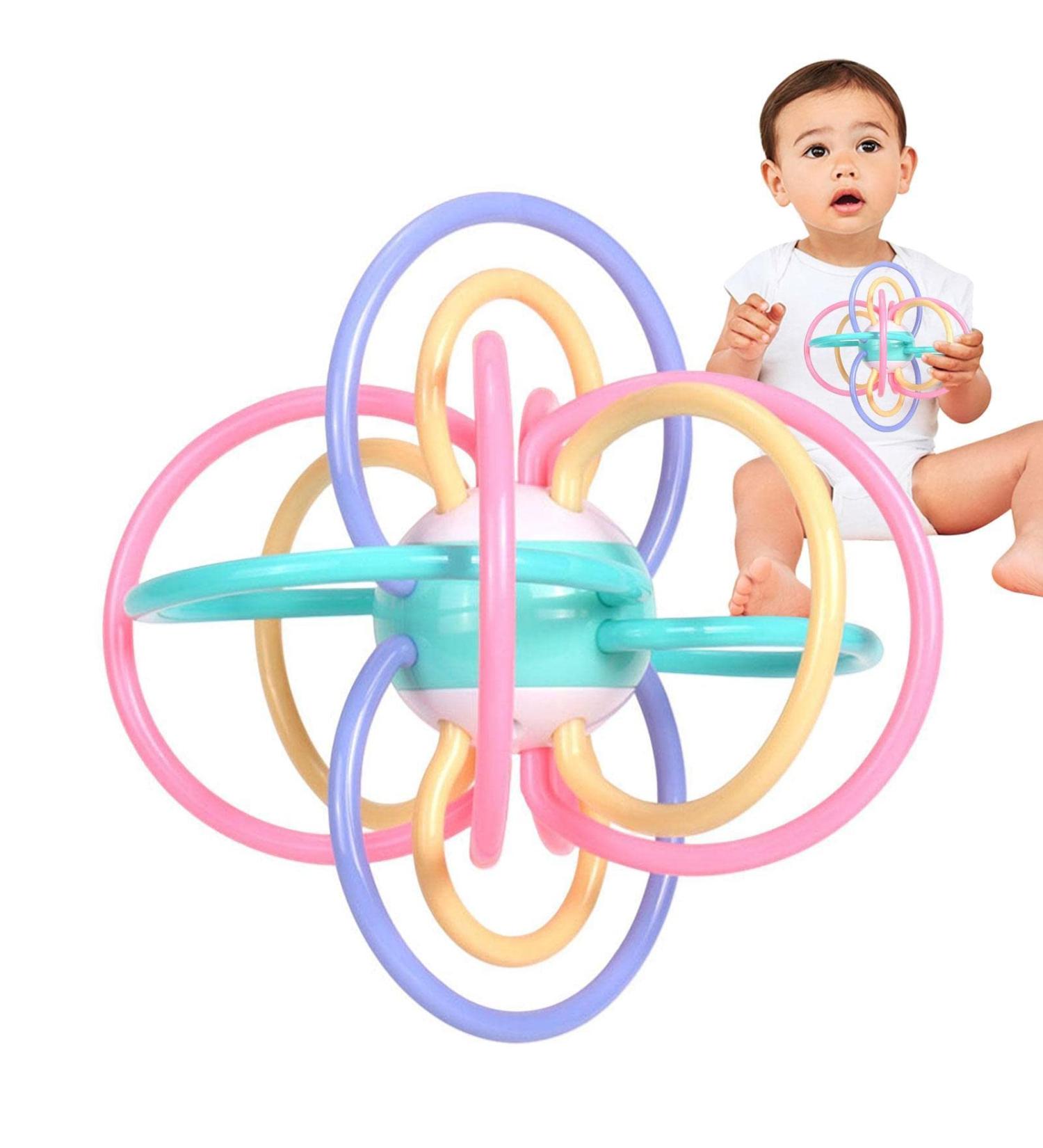 Jingling Teething Toys for Babies | Sensory Rattles & Biting Toys | Rattling Balls & Chomping Fun | Perfect for Teething Relief - Buy Online on GoSupps.com